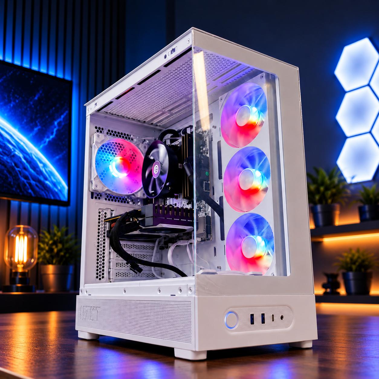 Nvidia RTX 4060 | Intel core i7 4.2GHZ | 32GB RAM |500GB SSD| Wi-Fi/BT | Win 11 Custom Gaming PC