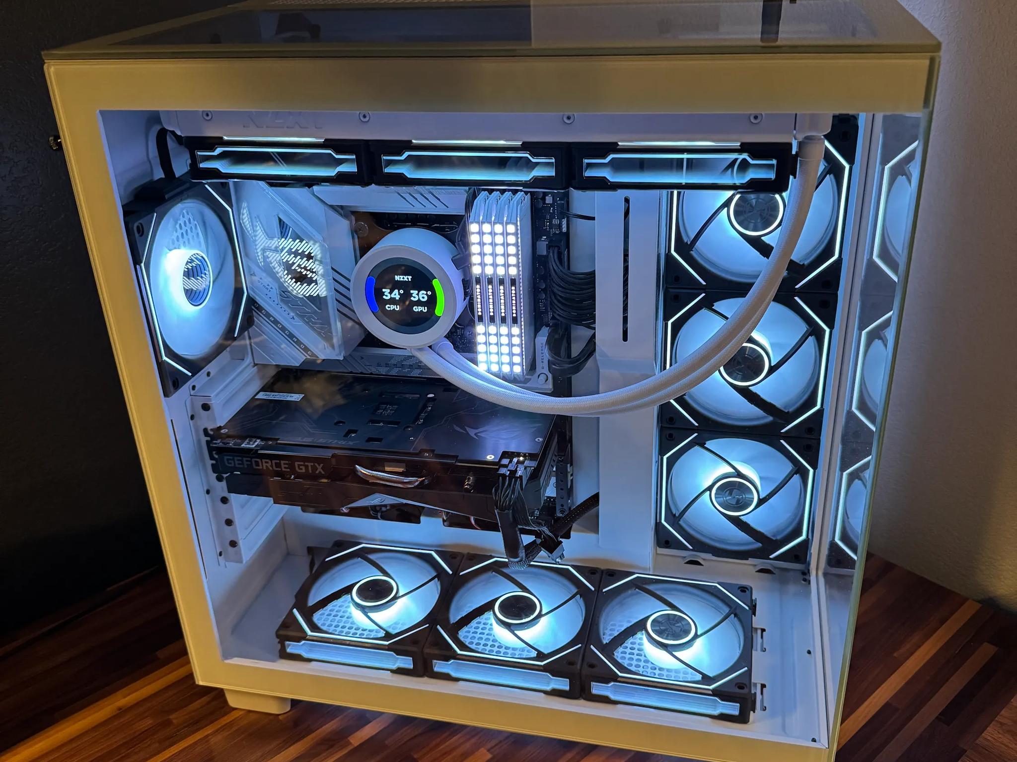 High-End Gaming PC Build (Low-End GPU, no SSD) Packaged Well