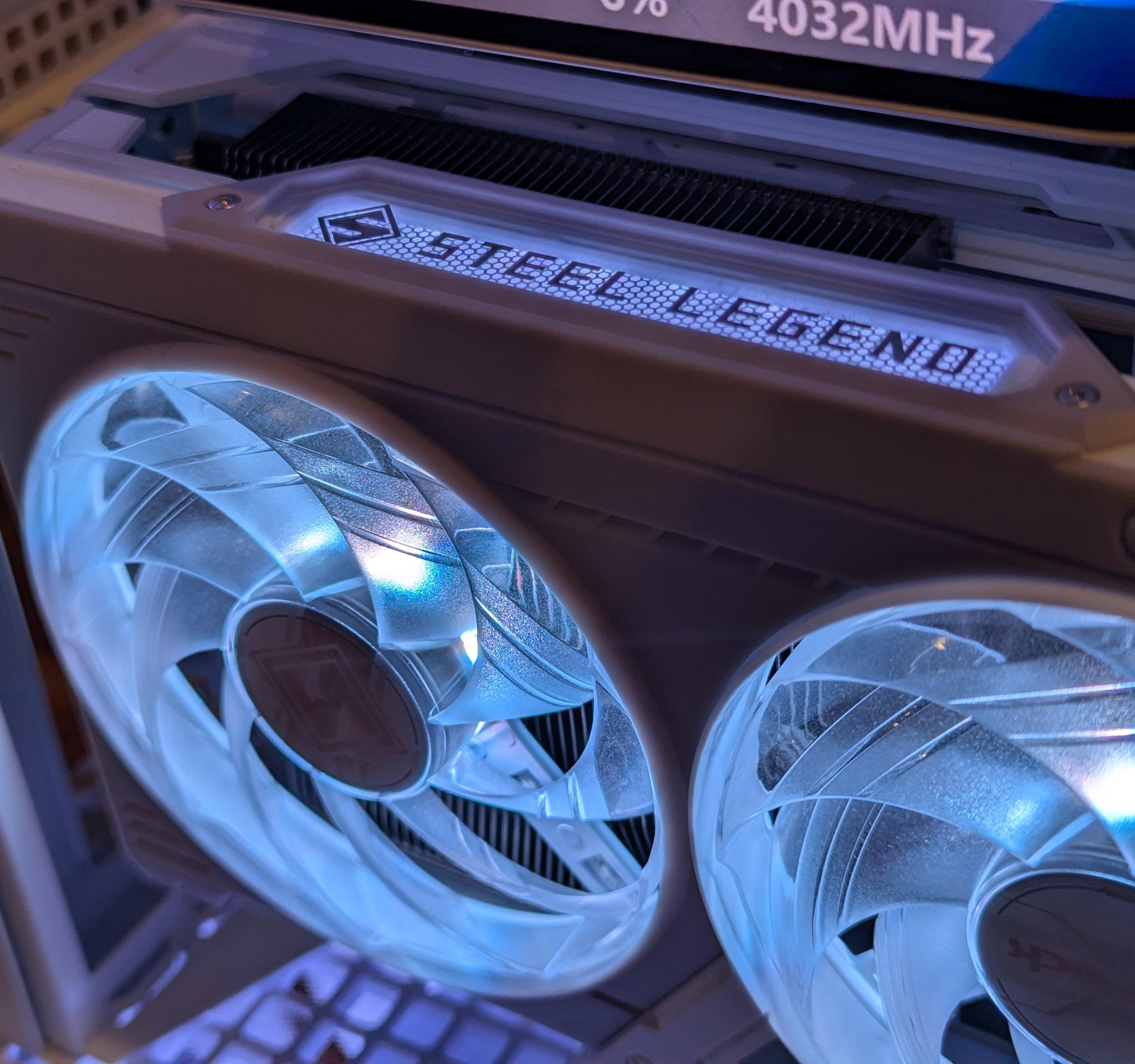 🤍⚡ White RGB 1440p Gaming Beast – 7800X3D • RX 9070 XT • Dual LCD