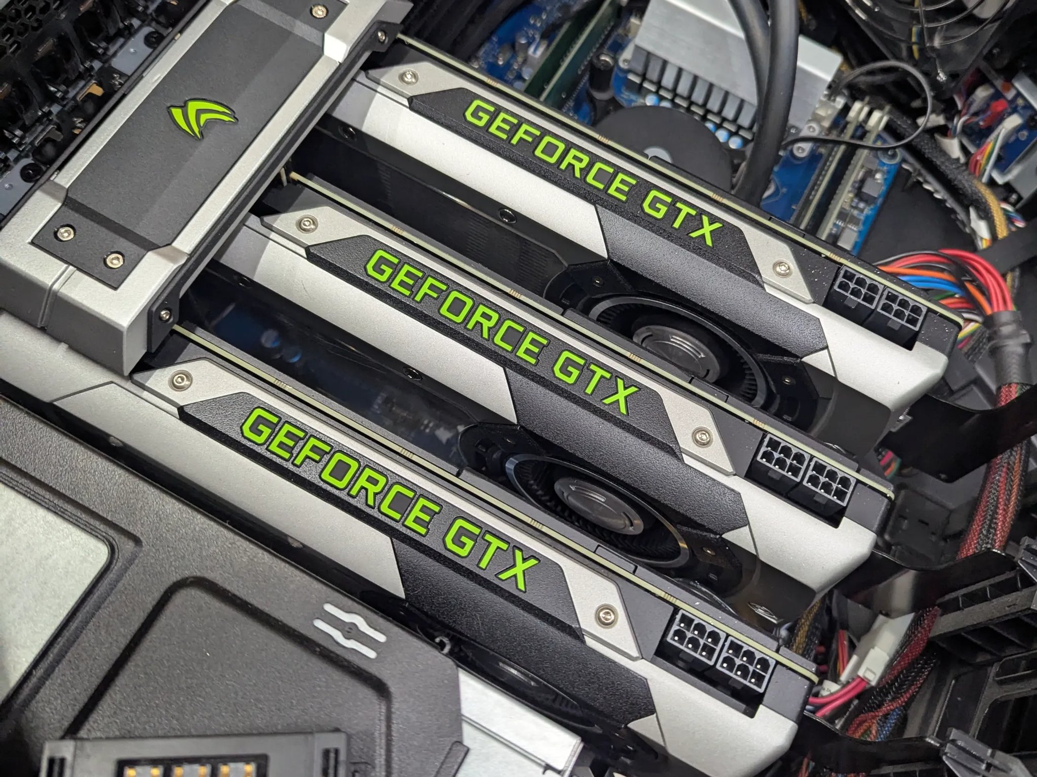 3x Nvidia GeForce GTX 980 3-way SLI Video Card Set W/Bridge