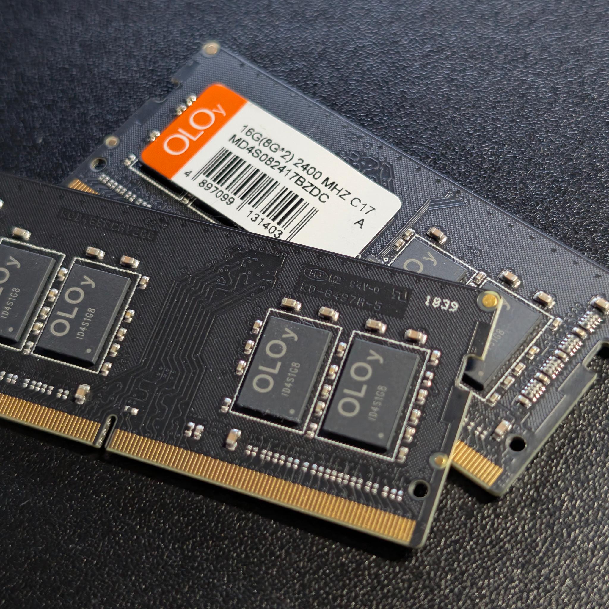 OLOy 2x8GB DDR4 Laptop RAM 2400MHz SODIMM New