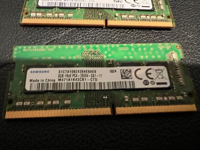 Samsung 16GB (8GB X2) Laptop DDR4-2666 Mhz SO-DIMM Dual Channel Ram Kit.