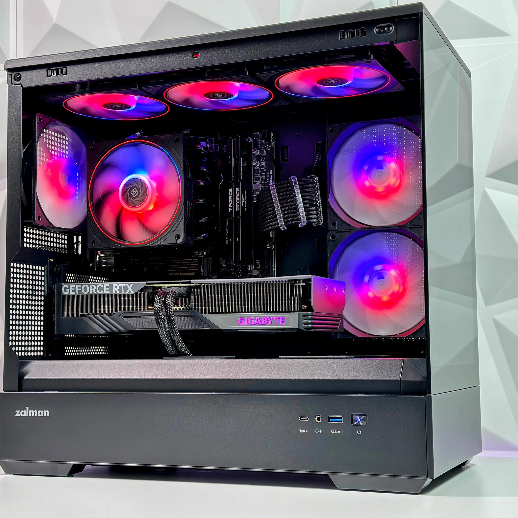 🌌🌑Dark Nebula Gaming PC🔭Nvidia RTX 4070 12GB🔭Ryzen 5 7500F🔭32GB DDR5🔭1TB NVME GEN4