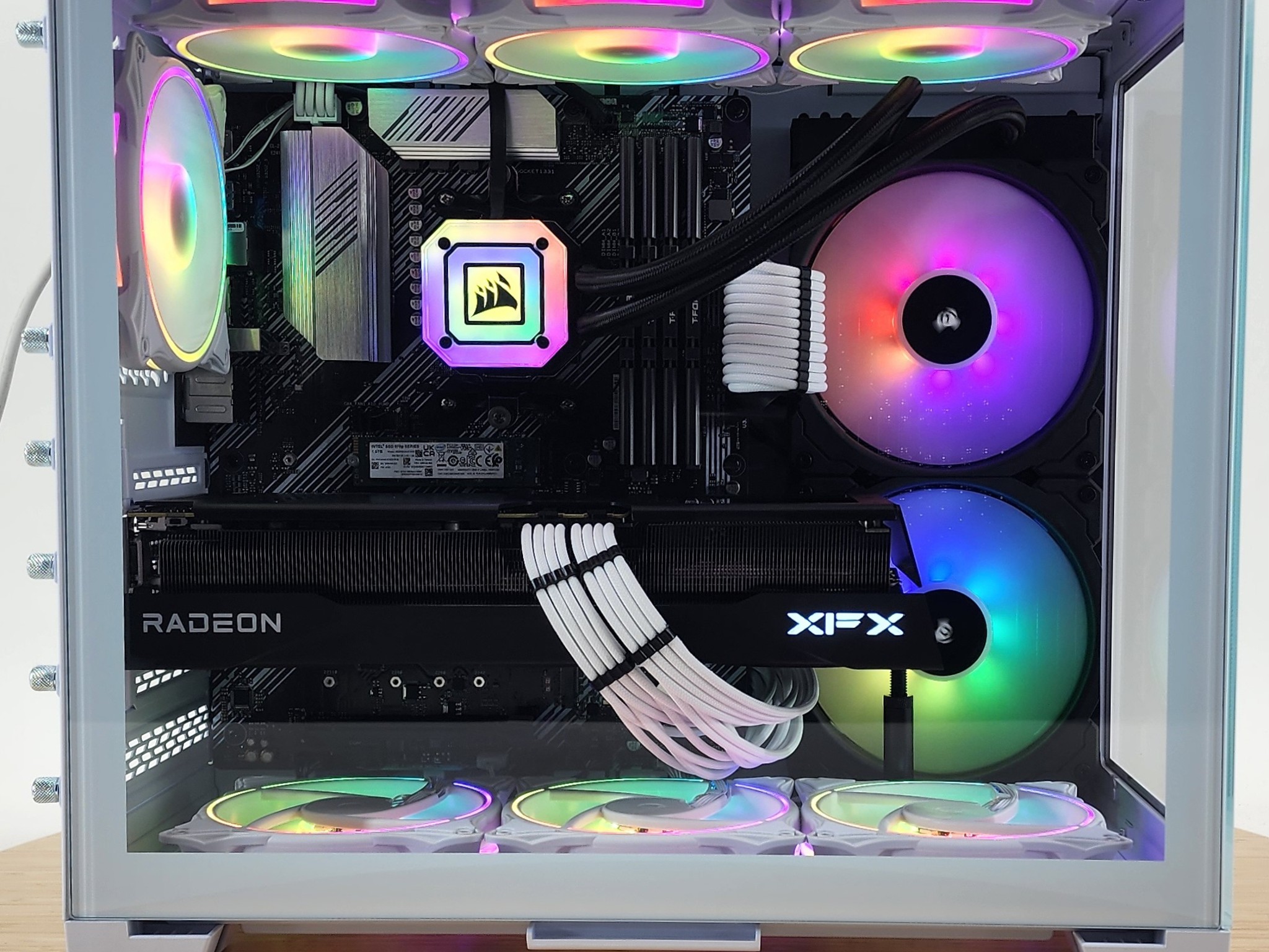 Gaming PC Ryzen 7 5800XT 32GB RAM 2TB SSD RX 9070 16GB Windows 11 Computer