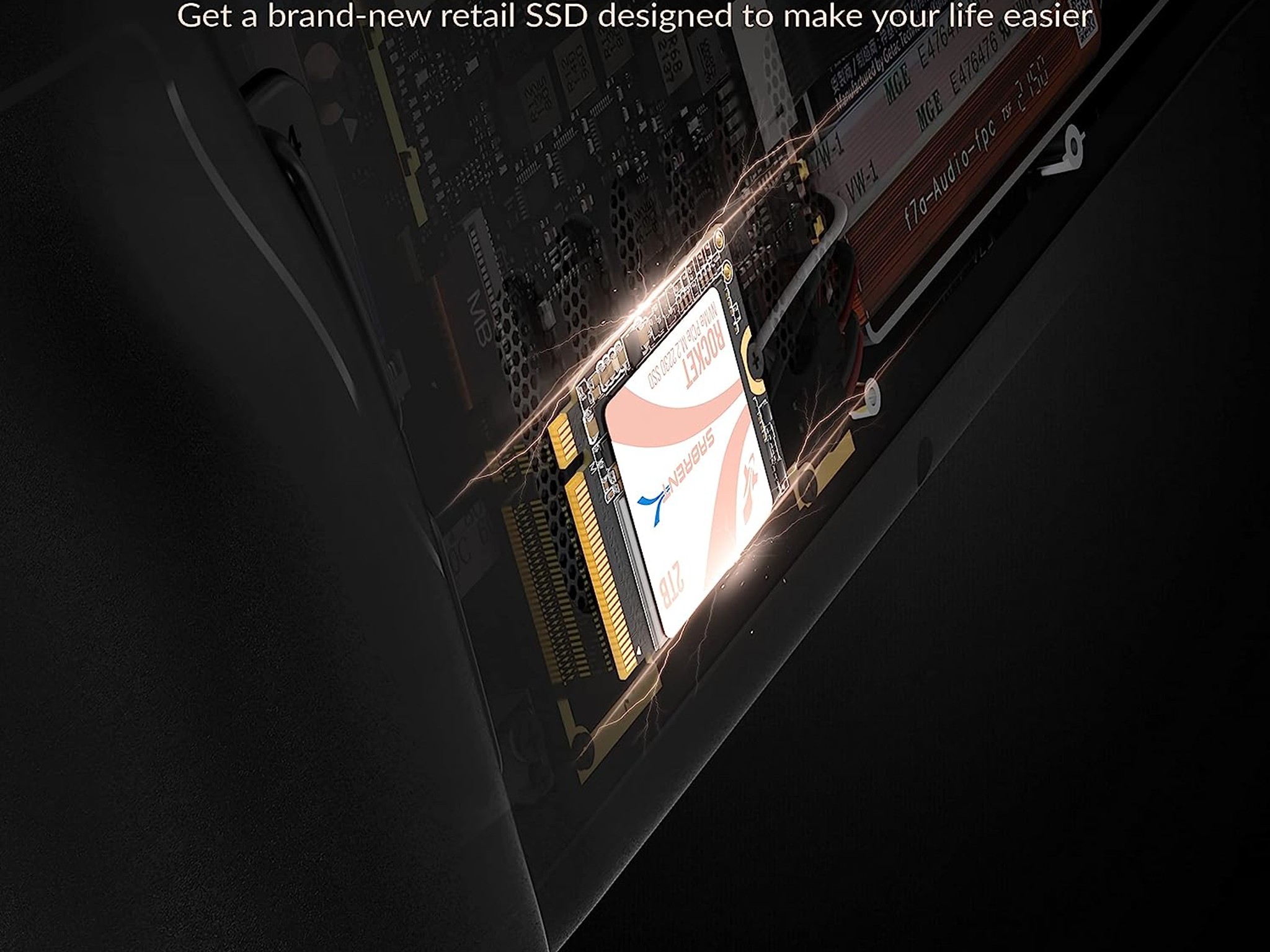 Steam Deck SSD 2TB SABRENT Rocket 2230 NVMe 4.0 High Performance PCIe 4.0 2TB