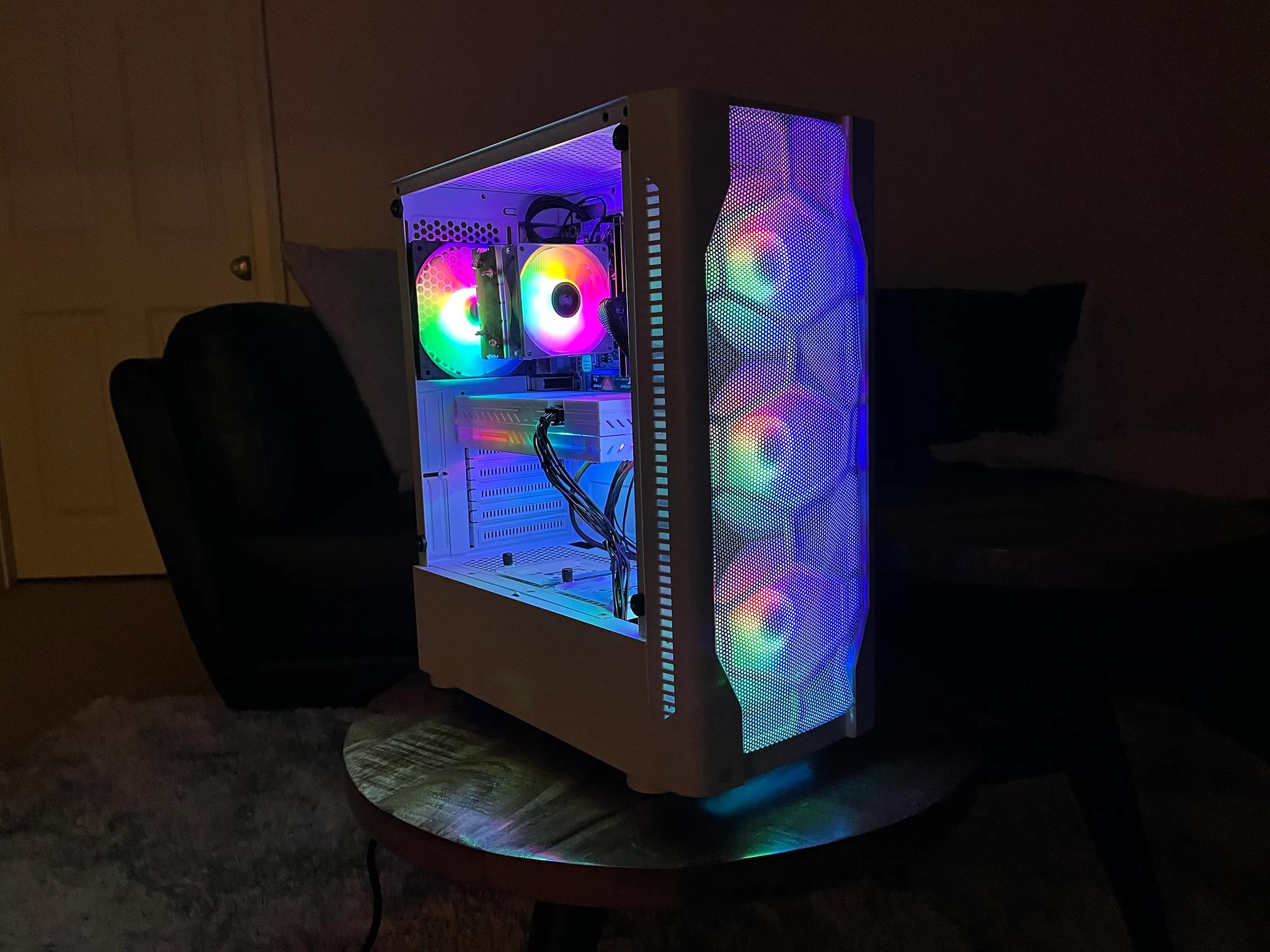 Budget White Gaming PC | RX 580 | Intel I5 | 1tb SSD | 16GB Ram | Windows 10 Activated