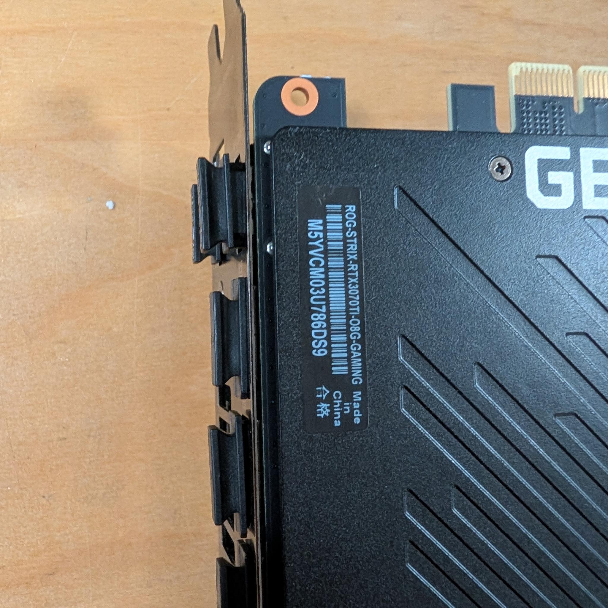 Asus Nvidia RTX 3070 Ti 8GB Strix