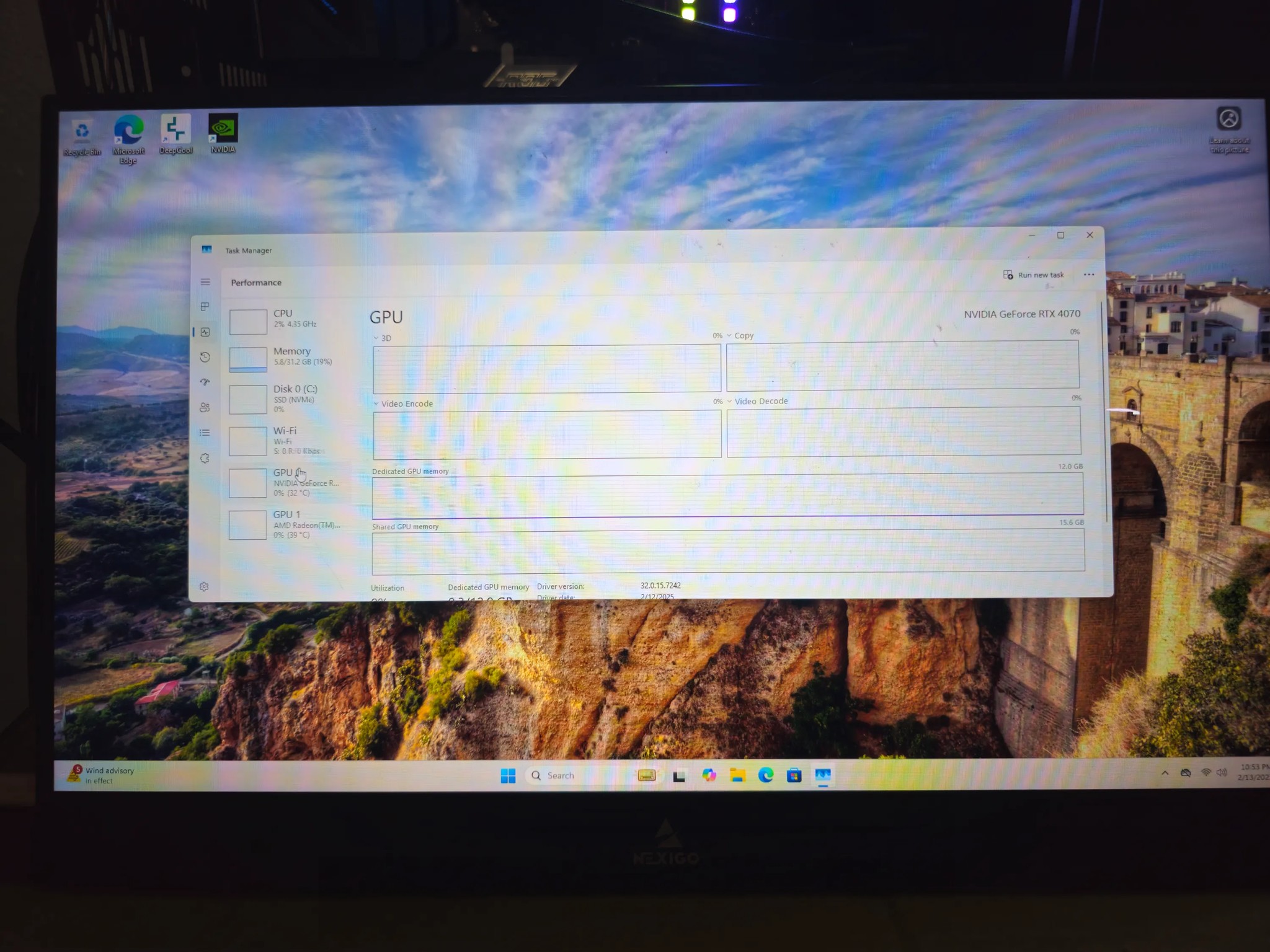 Ryzen 7 7700x | Asus ROG 4070 | 32gb DDR5 | 2TB SSD | 750w PSU