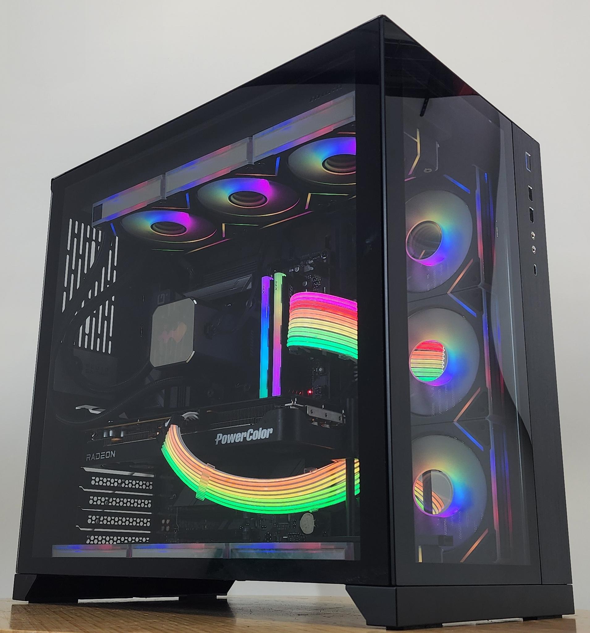 Gaming PC Ryzen 7 9800X3D 32GB RAM 2TB SSD RX 9070 XT 16GB Windows 11 Computer