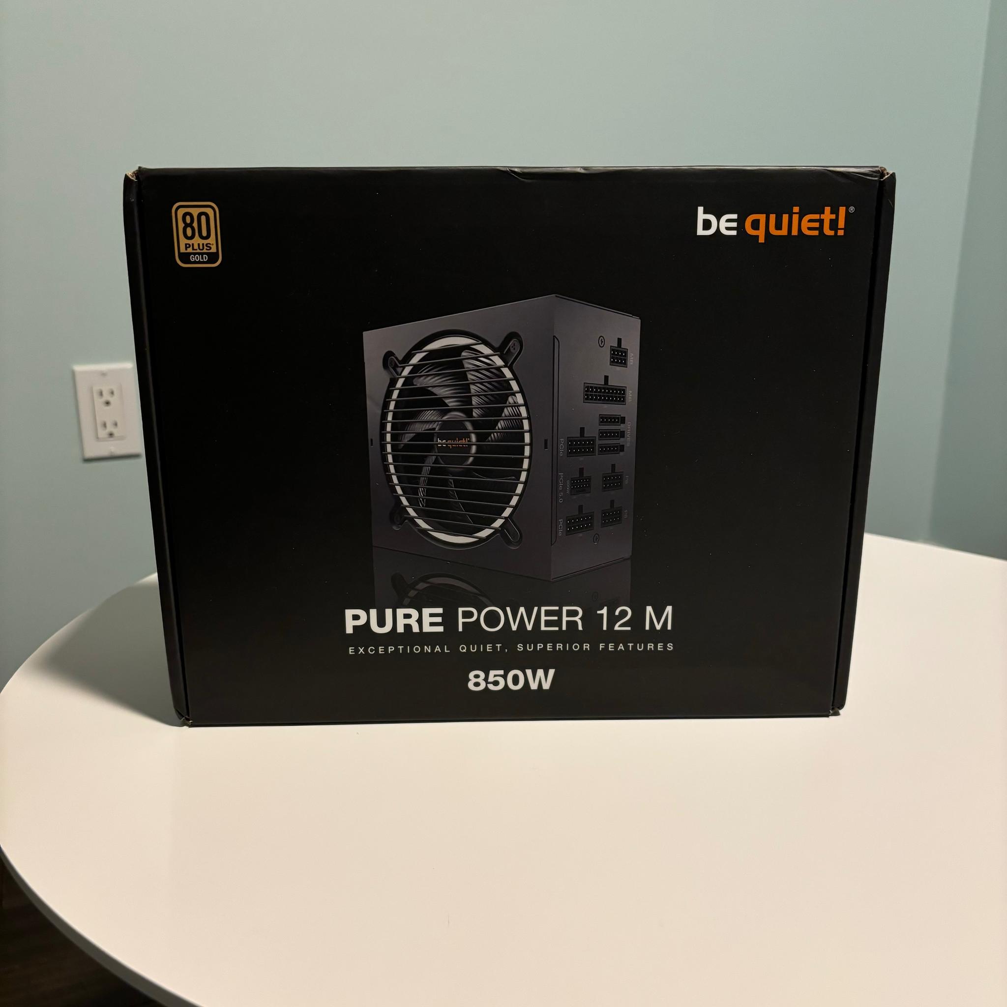 850W FULLY MODULAR PSU | be quiet! Pure Power 12 M (80+ Gold)
