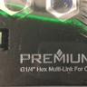 Bitspower G1/4 Hex Multi-Link for 14mm OD Hard Tube - Black 6-Pack