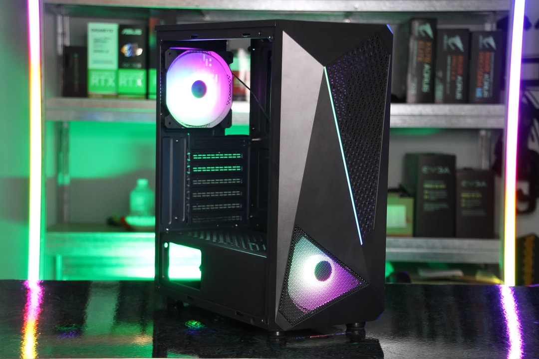 MOROVOL 704 ATX RGB PC Case (Black) | Jawa