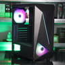 MOROVOL 704 ATX RGB PC Case (Black)