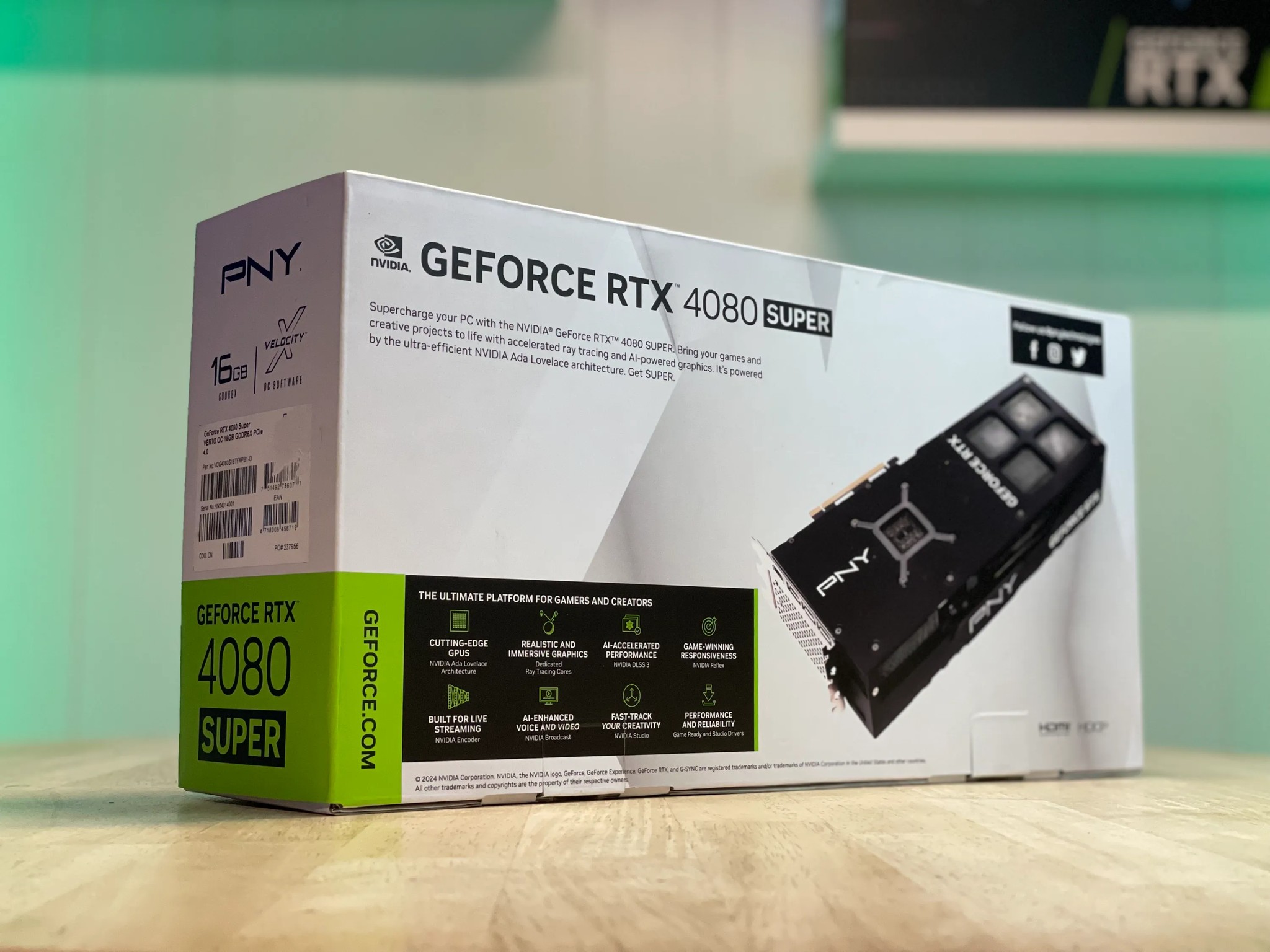 Brand New Sealed! RTX 4080 SUPER 16GB PNY VERTO OC