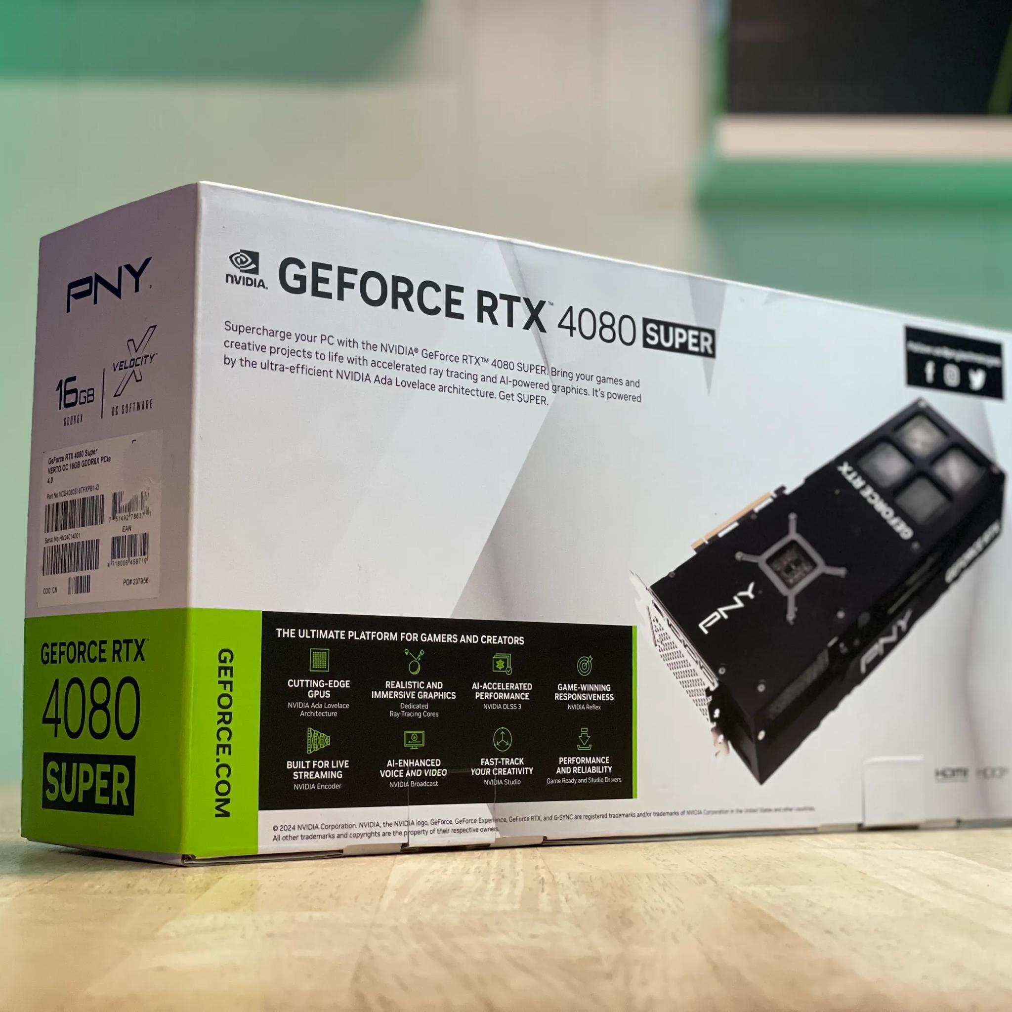 Brand New Sealed! RTX 4080 SUPER 16GB PNY VERTO OC