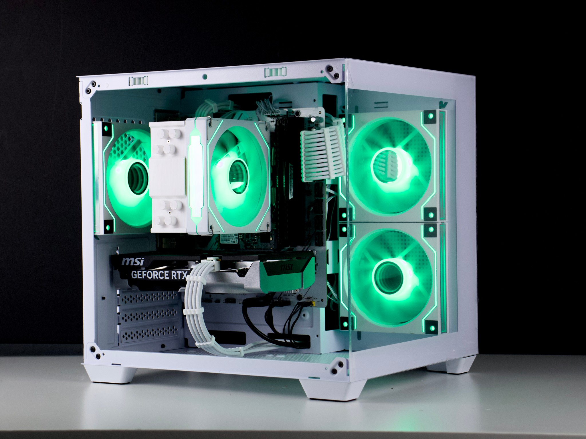 🧊❄️🧊 White Gaming PC – RTX 5060, Ryzen 5 5600X, 32GB RAM, 960GB SSD - WiFi, BlueTooth 🧊❄️🧊