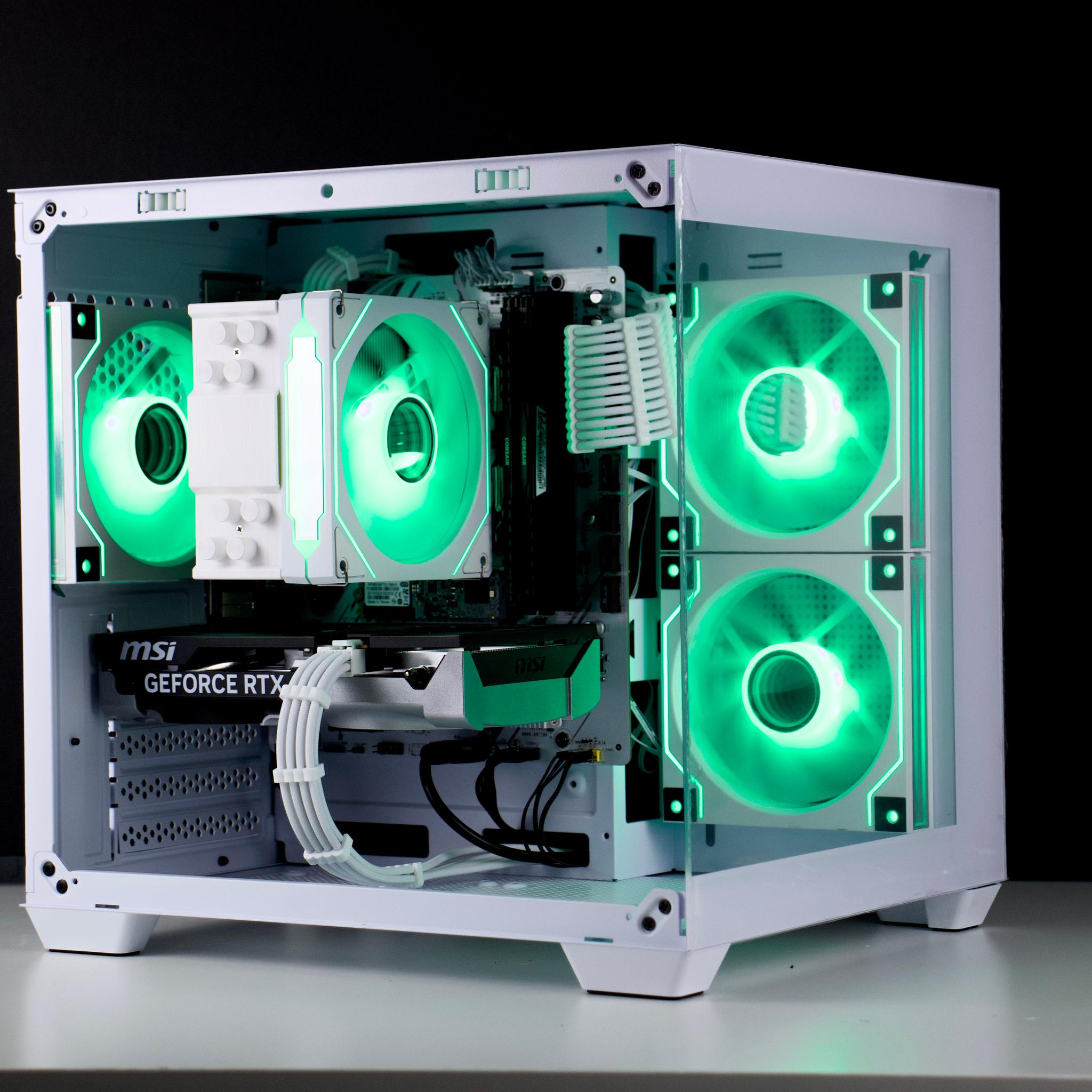 🧊❄️🧊 White Gaming PC – RTX 5060, Ryzen 5 5600X, 32GB RAM, 960GB SSD - WiFi, BlueTooth 🧊❄️🧊