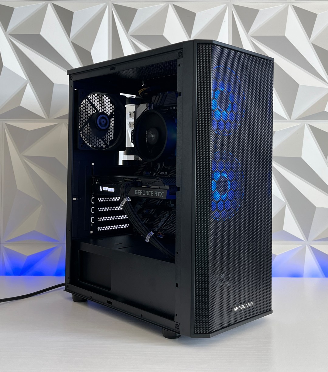 ゲーミングpc Ryzen5 3600x rtx3060 RTX 3060 Ti 8GB, Ryzen 5 3600X, 16GB RAM | Black RGB Gaming