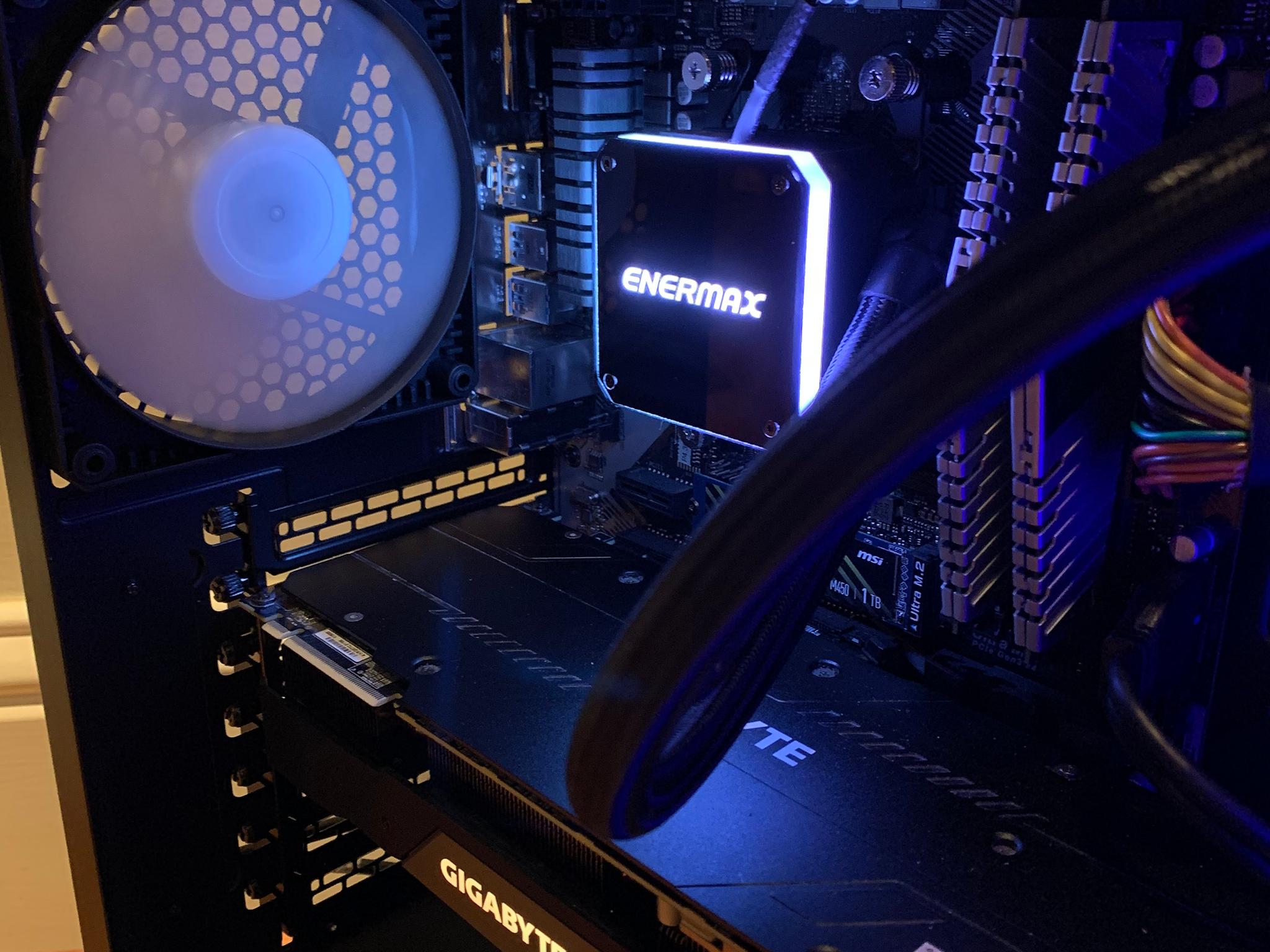 5600X RTX 2070 SUPER WATERCOOLED 4K GAMING/STREAMING/EDITING PC 1000GB STORAGE 32GB RAM WINDOWS 10