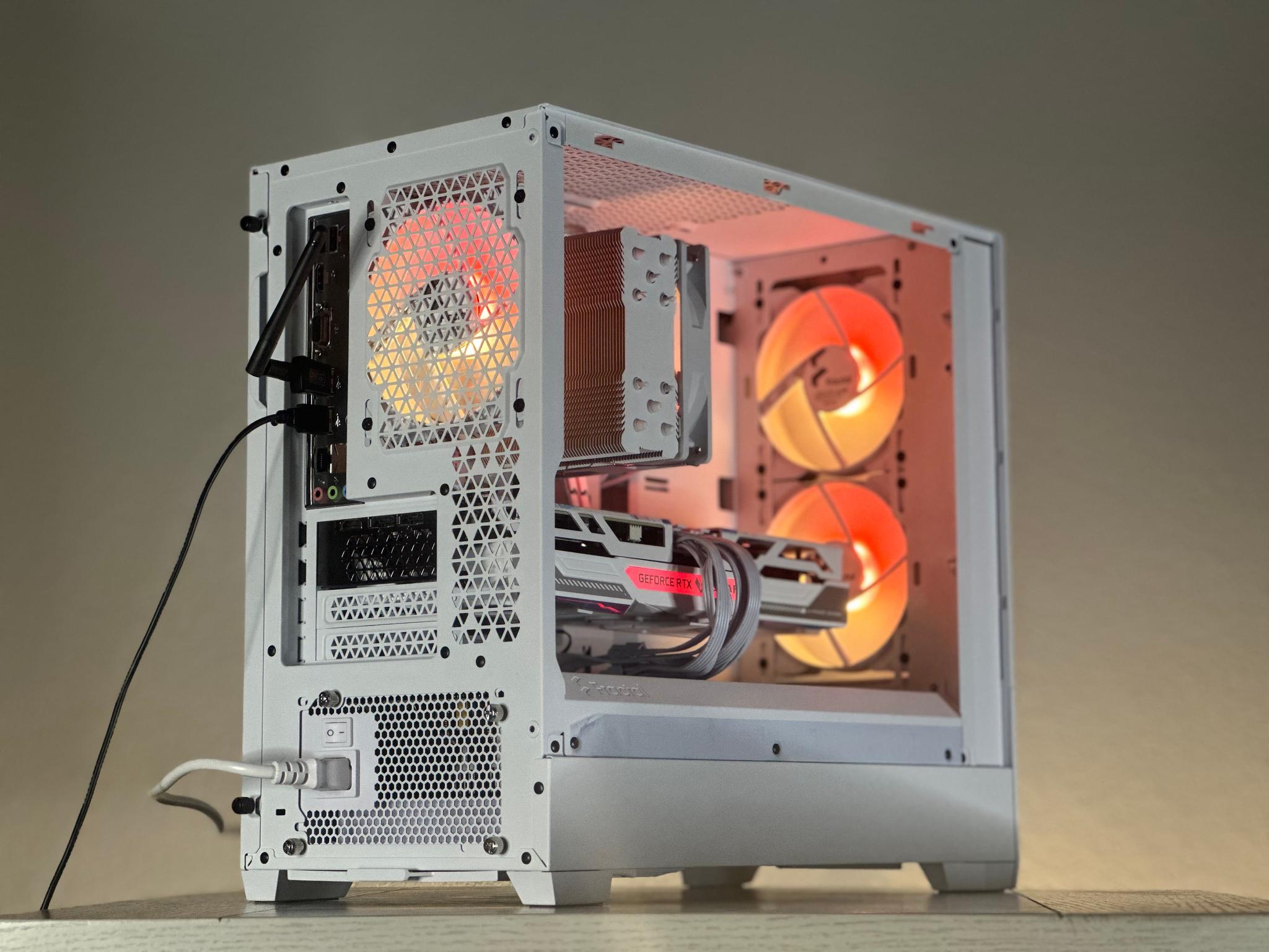 "WhiteNova" RTX 3070 TI 8GB, RYZEN 5, 32GB DDR4 RAM, WIN 11, WIFI, Gaming PC
