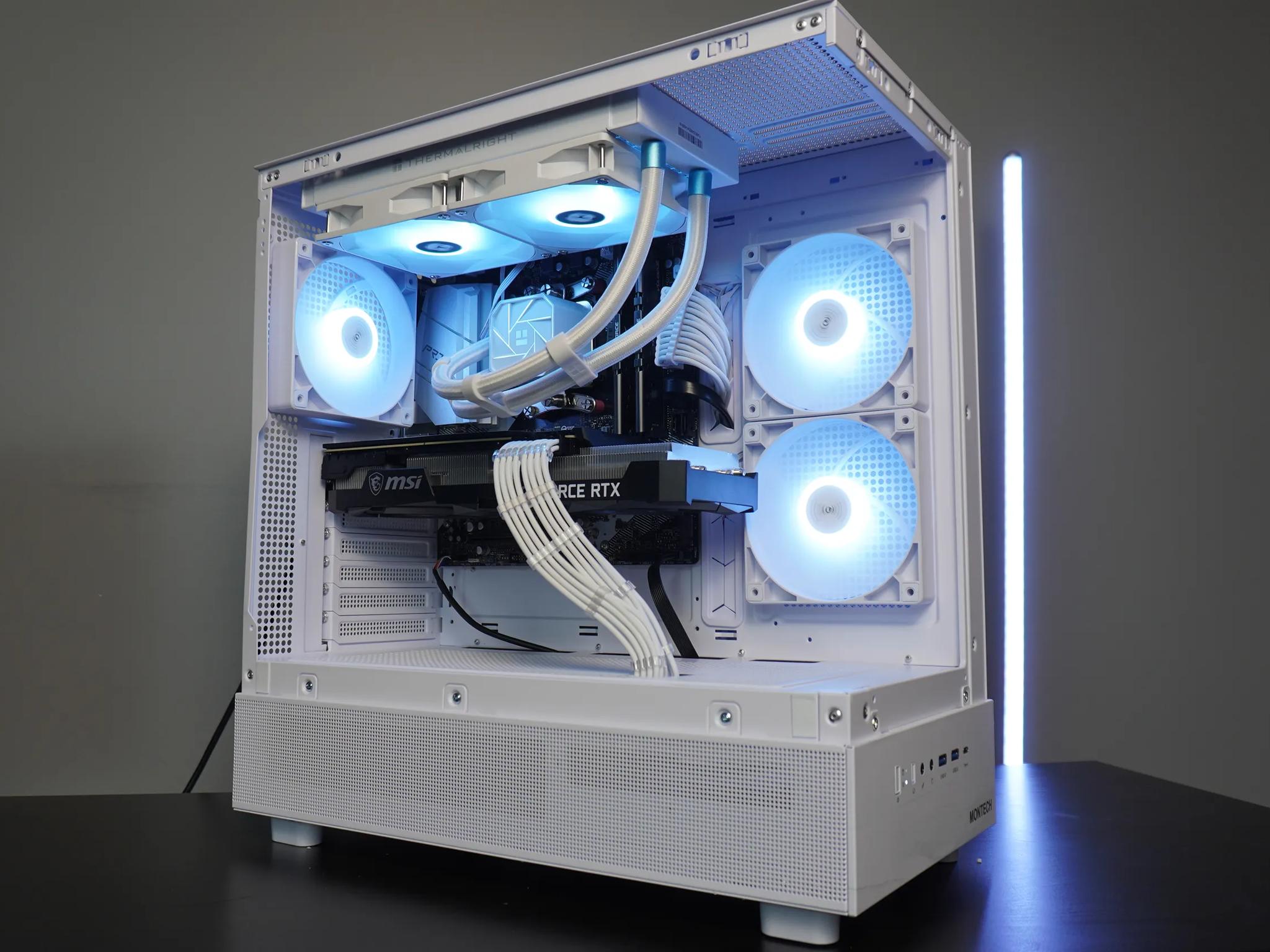 🤍CLEAN WHITE🤍 RTX 1080p/1440p Machine 💚 RTX 3070 8GB 🧡 Ryzen 7 5700x | 32GB RAM | 1TB NVME