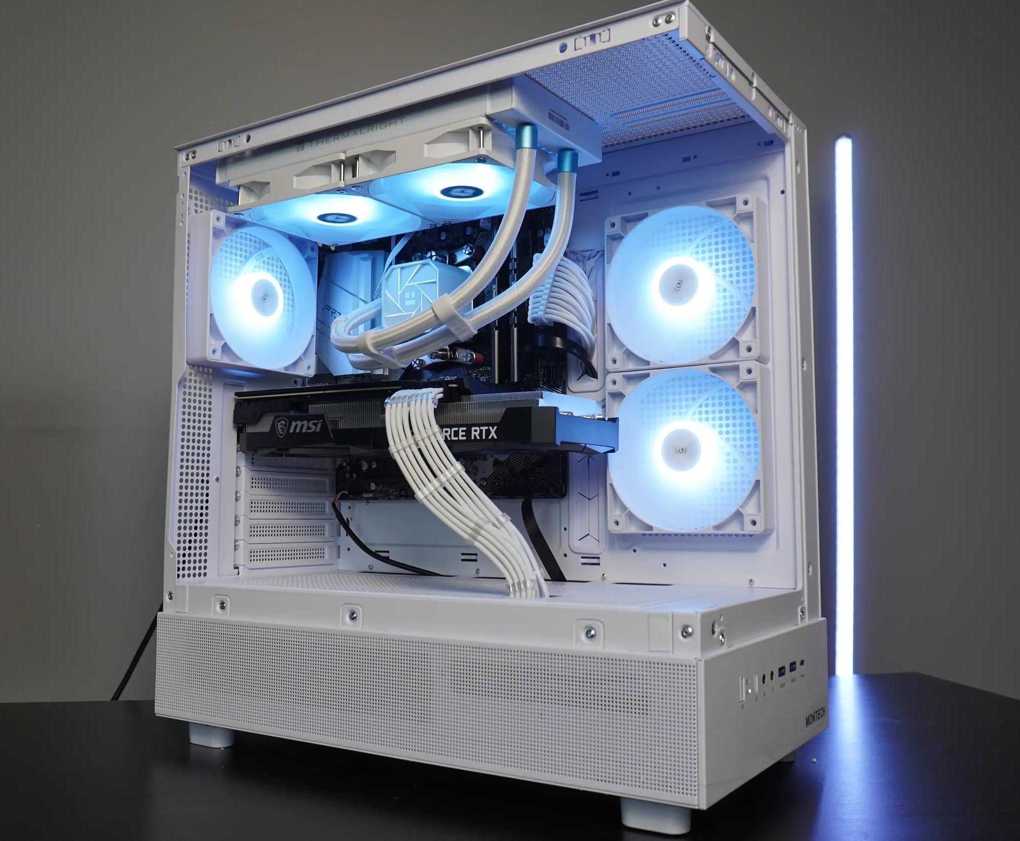 🤍CLEAN WHITE🤍 RTX 1080p/1440p Machine 💚 RTX 3070 8GB 🧡 Ryzen 7 5700x | 32GB RAM | 1TB NVME