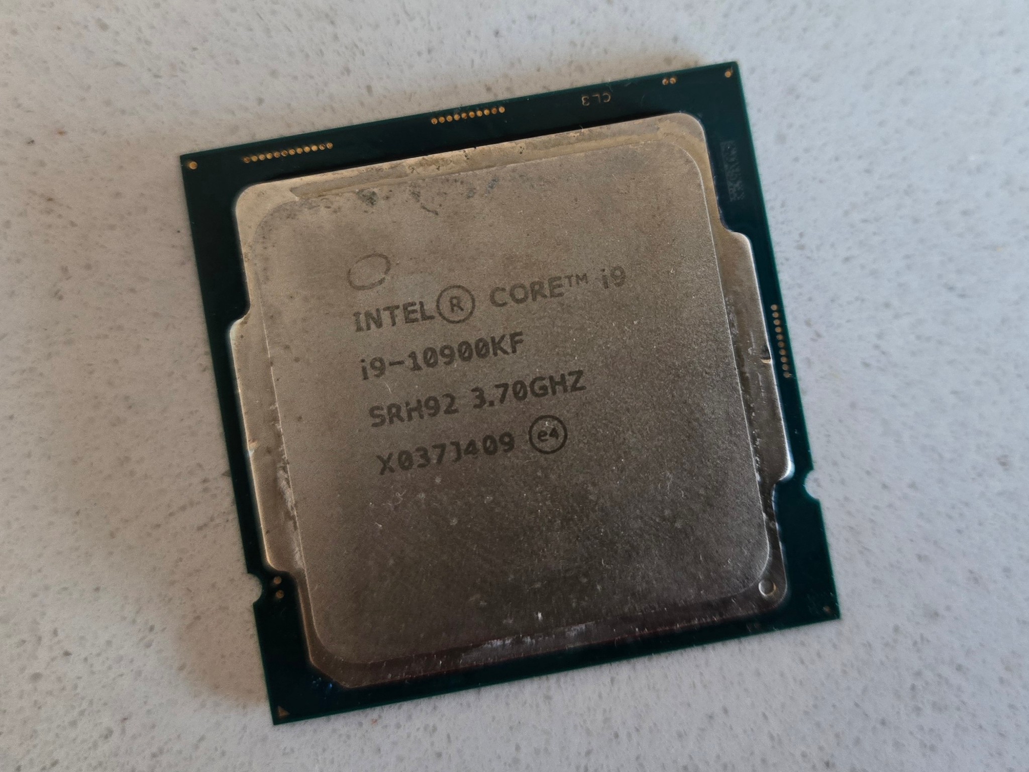 Liquid Damaged Intel Core i9-10900KF