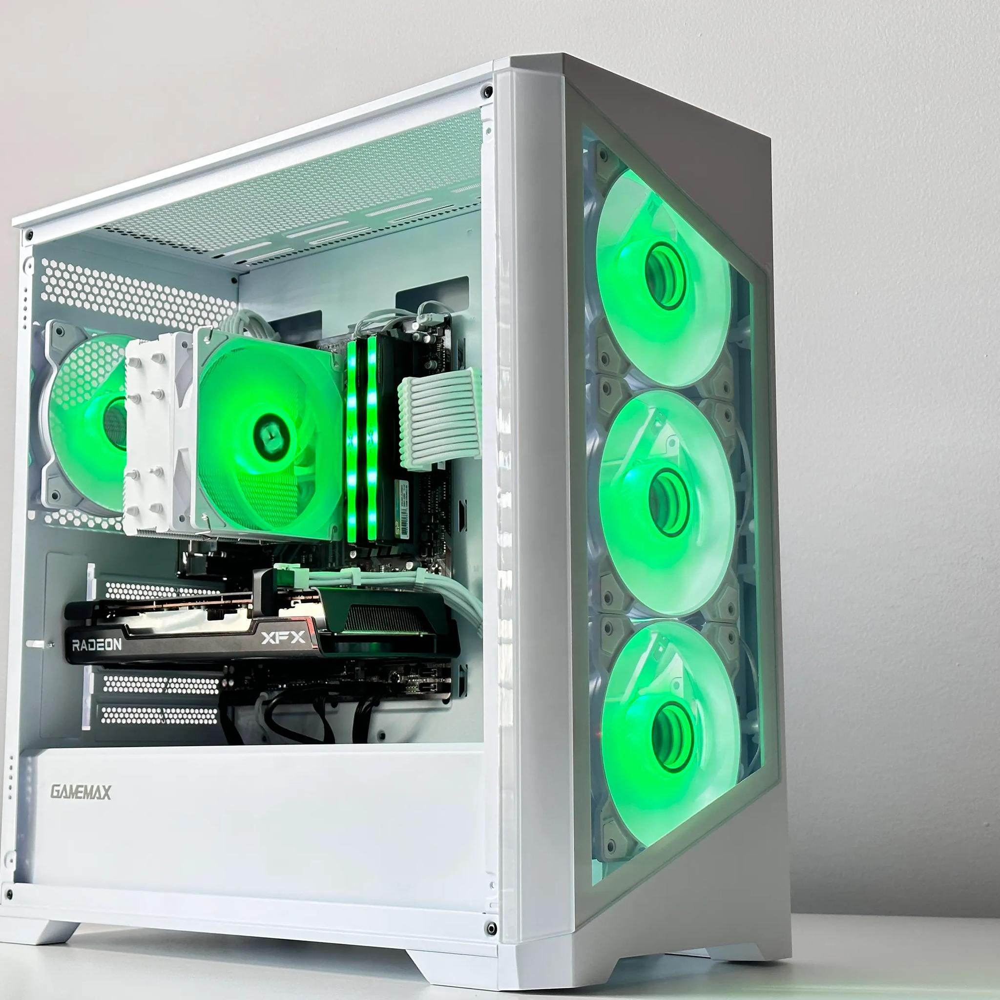 🧊Iceberg🧊 AMD RX 6650 XT 8GB🌨️AMD Ryzen 5 5600X 6Core🌨️32GB DDR4🌨️ 1TB SSD NVME