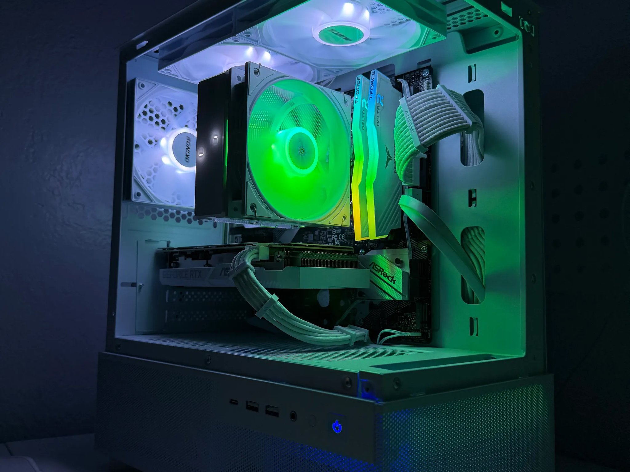 ⚡️ All-White Custom Gaming PC – RTX 3060 + Ryzen 5 5500 | Benchmark-Tested | 1080p & 1440p Ready ⚡️