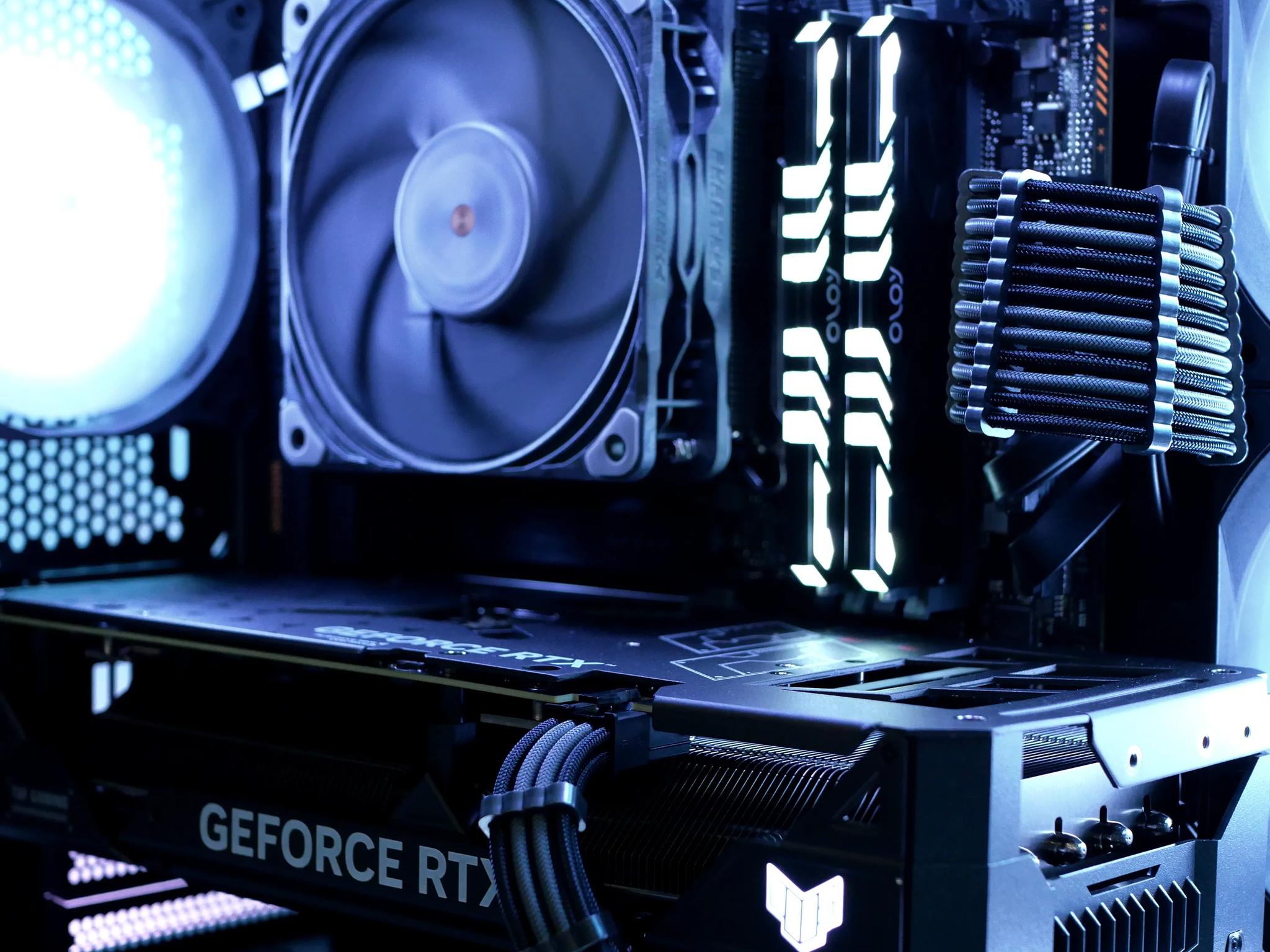 TUF Metal | RTX 4070, I5 13400F (10-core), 32gb ram Glass tower RGB PC