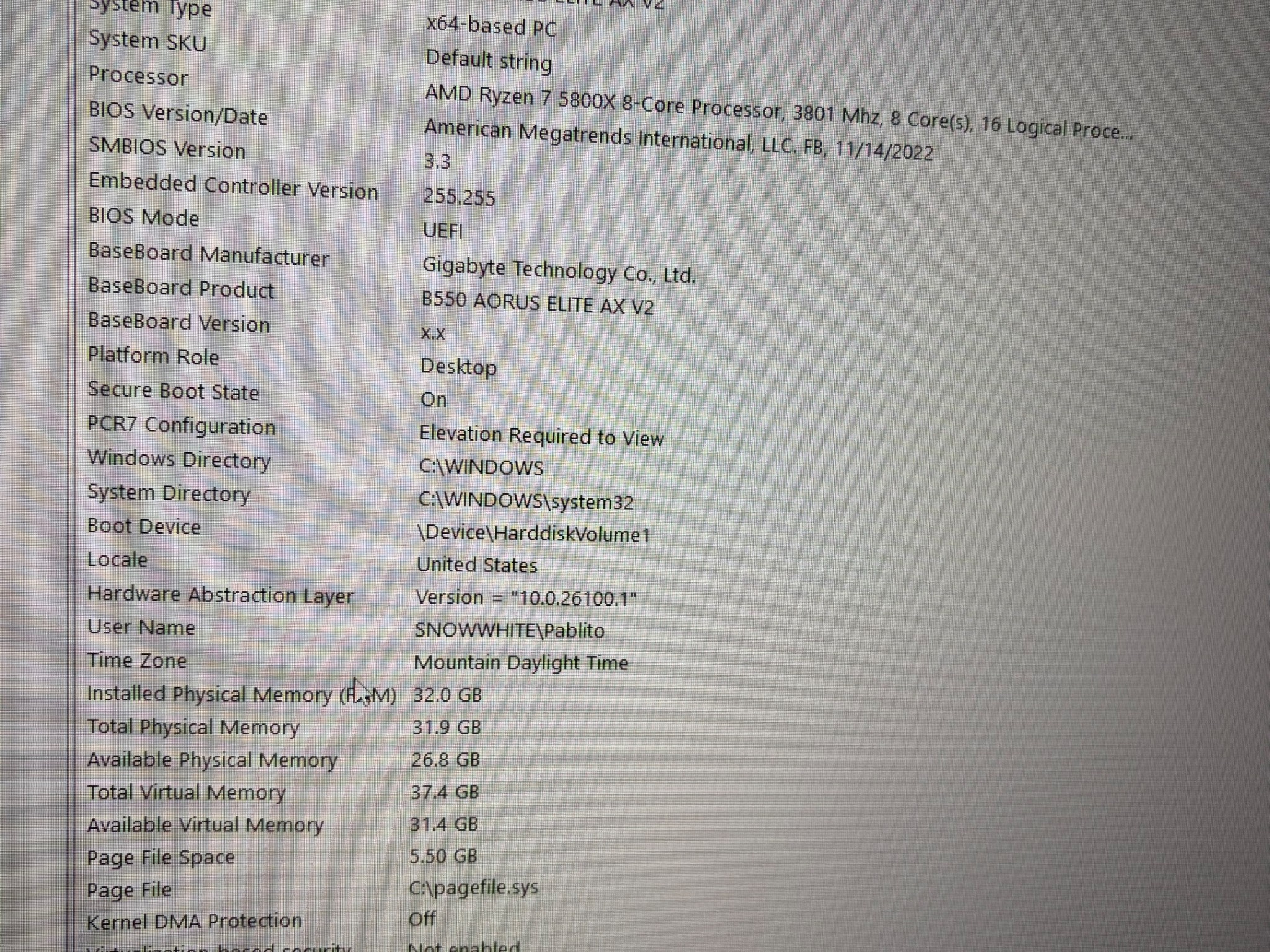Gaming pc