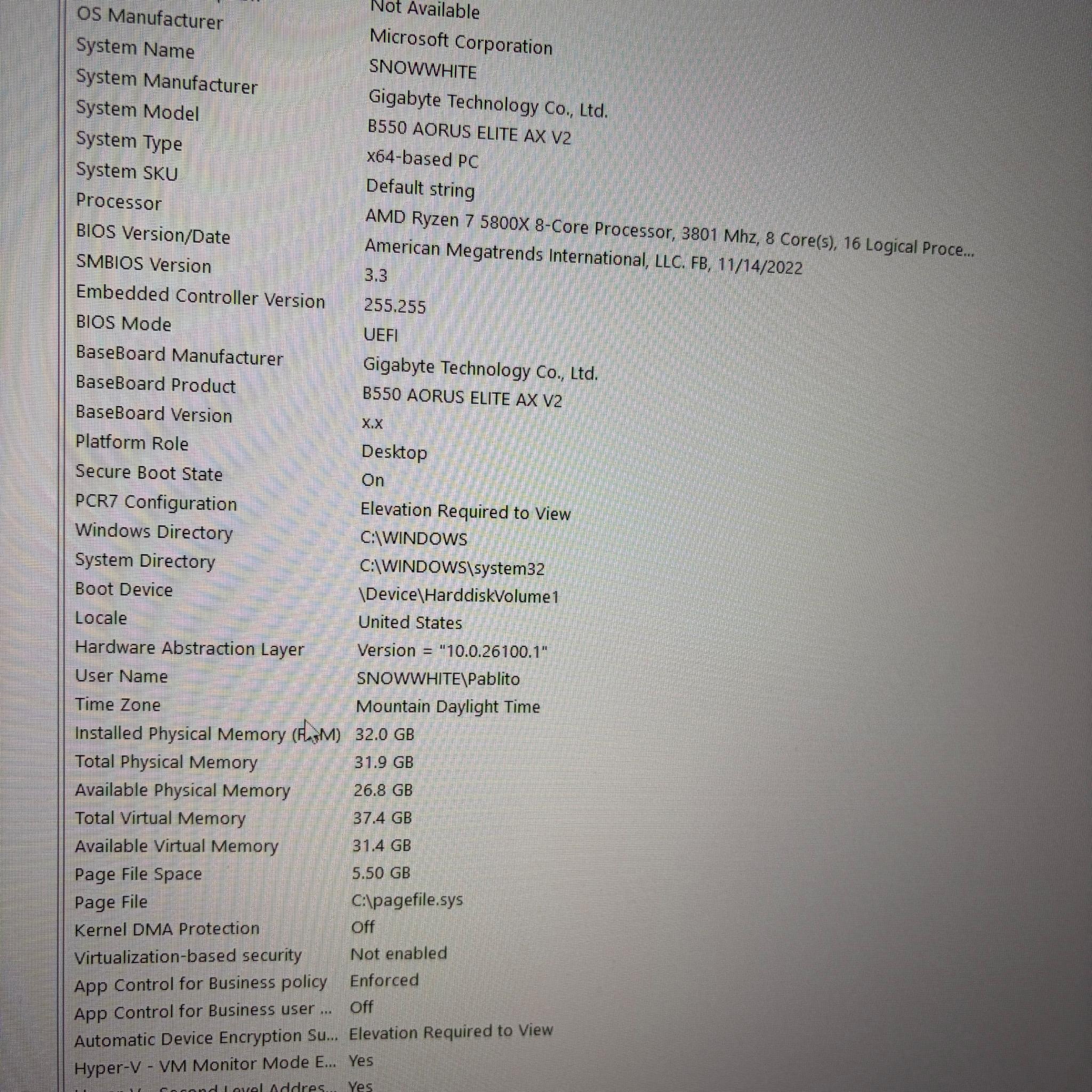Gaming pc