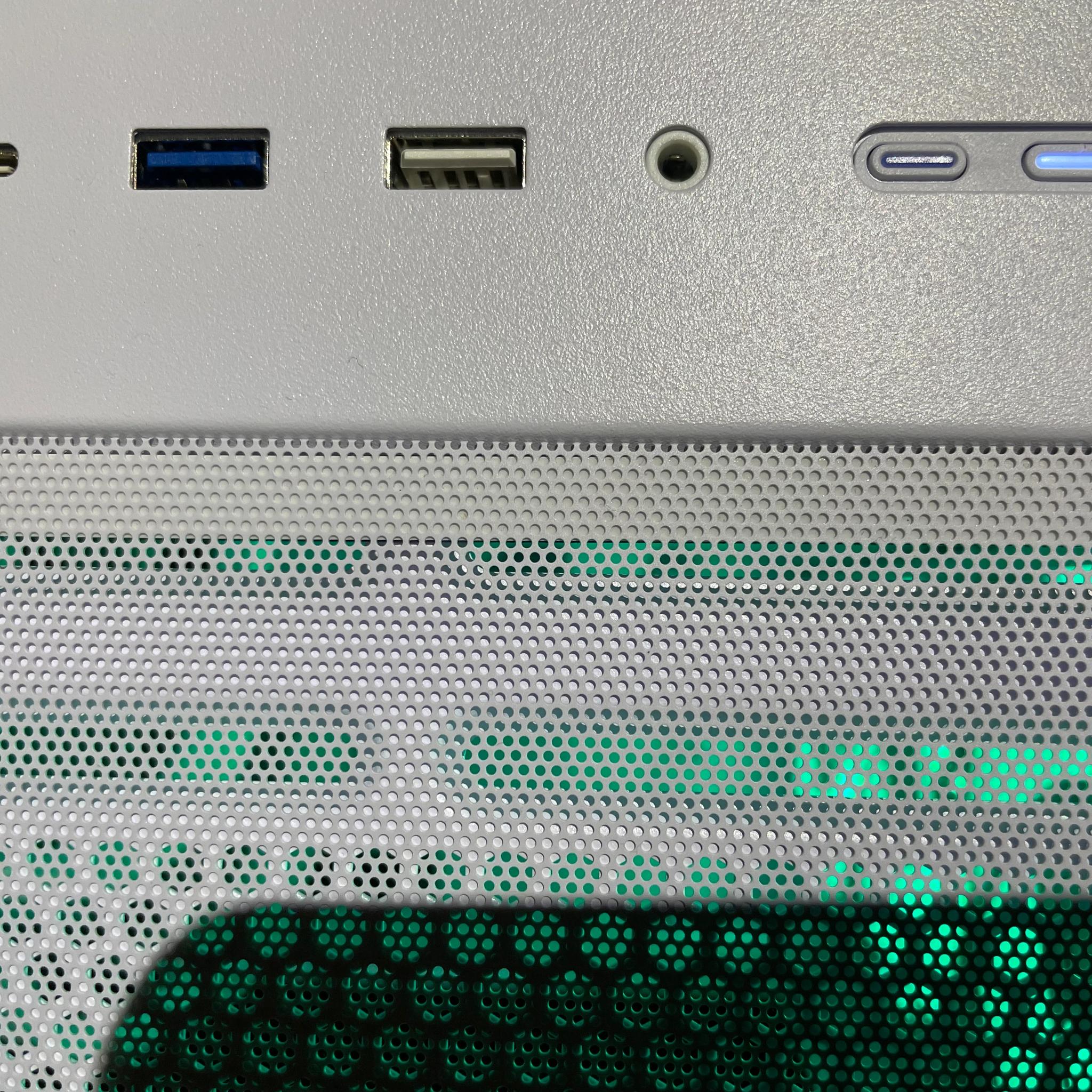 White Value Gaming PC - GTX 1660 | Ryzen 5 | 16GB DDR4 | 500 GB SSD | Win 11 Pro