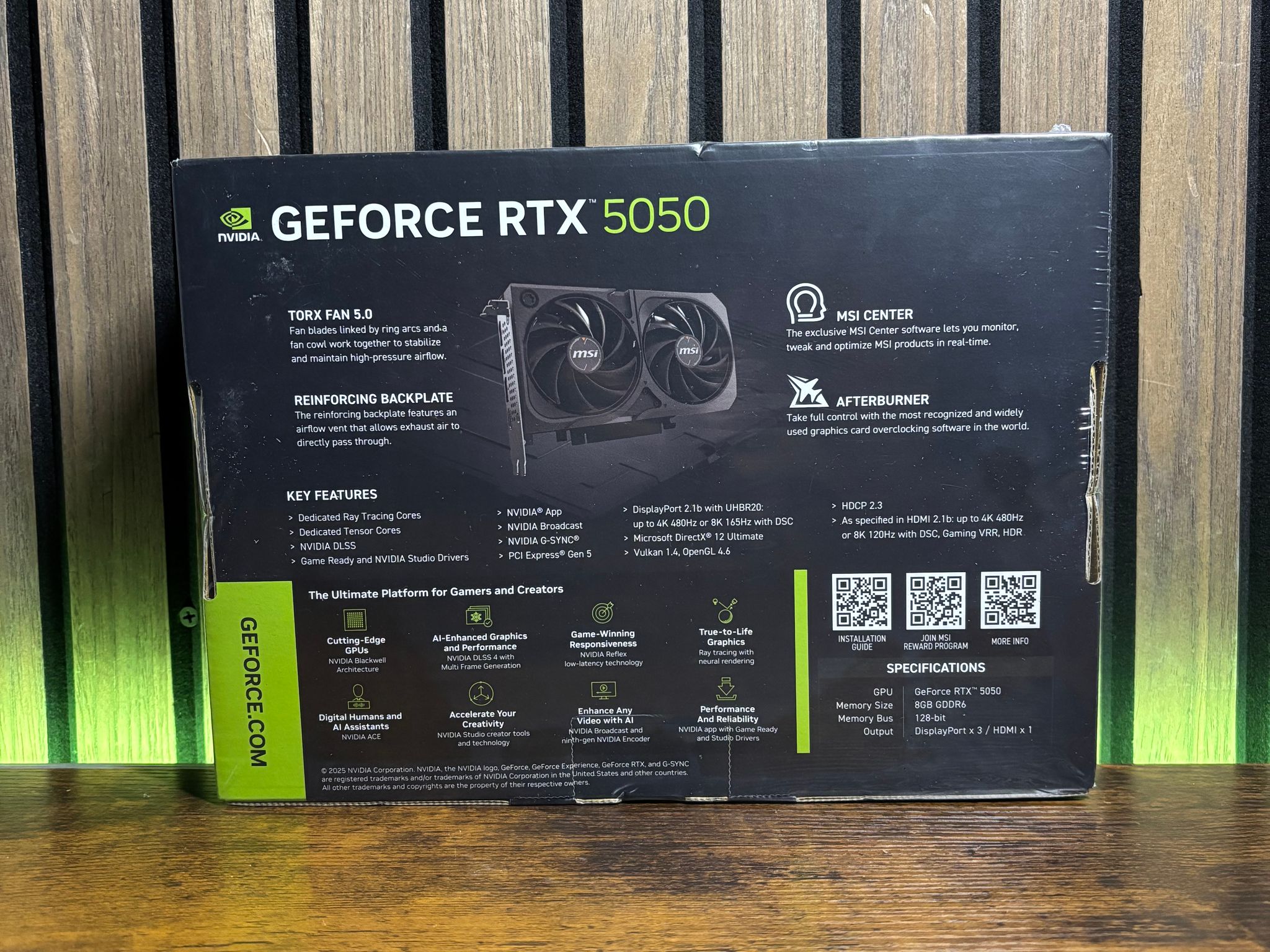 MSI SHADOW 2X RTX 5050