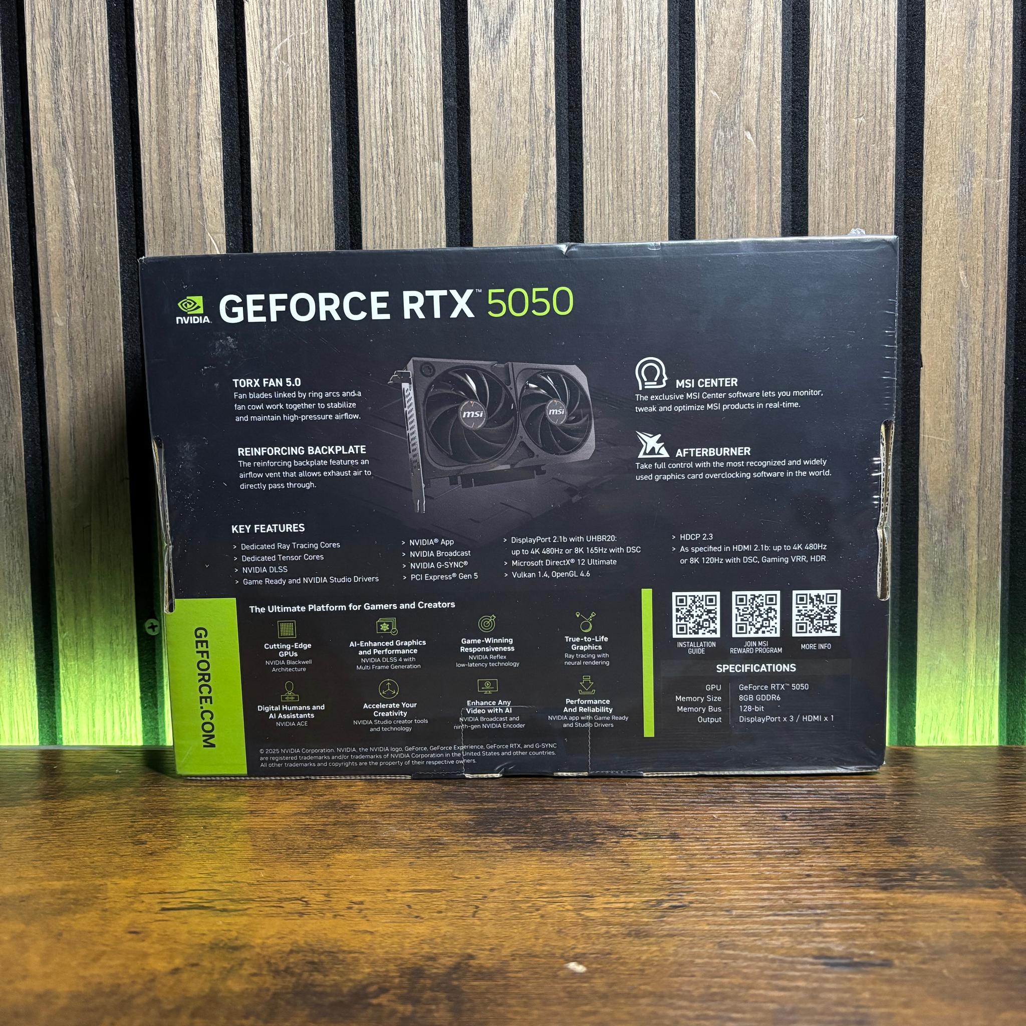 MSI SHADOW 2X RTX 5050