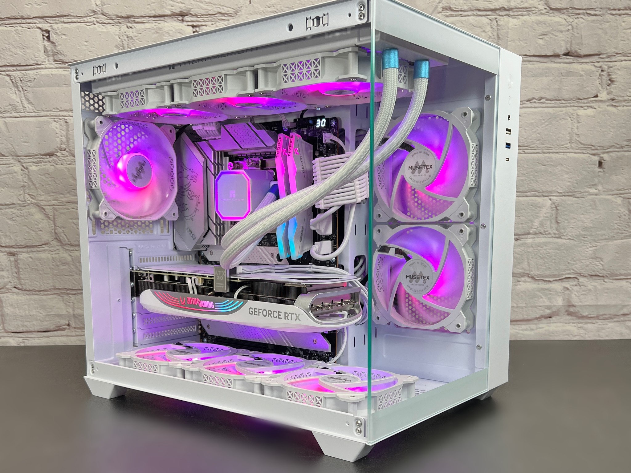 Intel 13600K RTX 4070 TI 32GB DDR5 2.5TB M.2 SSD Wifi 6E Bluetooth Win 11 Pro Gaming/Streaming PC