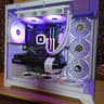 🔥 RTX 7800 XT Gaming PC | i7-10700K | 32GB RGB | 5TB Storage | White Build