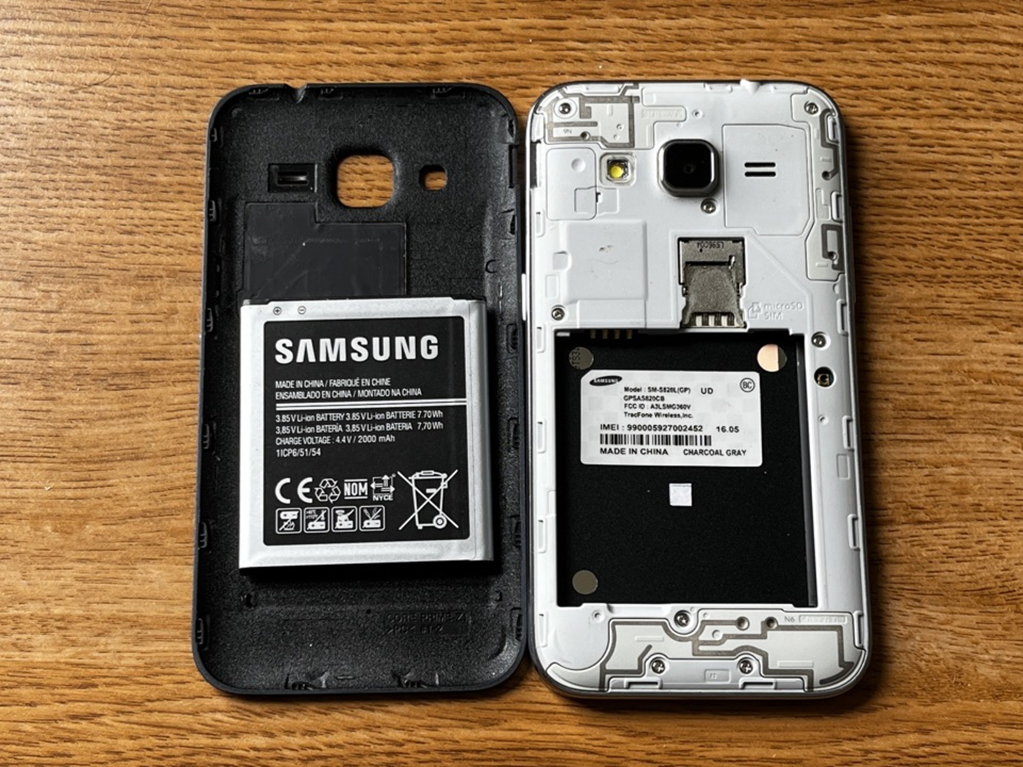 Samsung Galaxy Core Prime SM-S820L - TracFone Smartphone Device