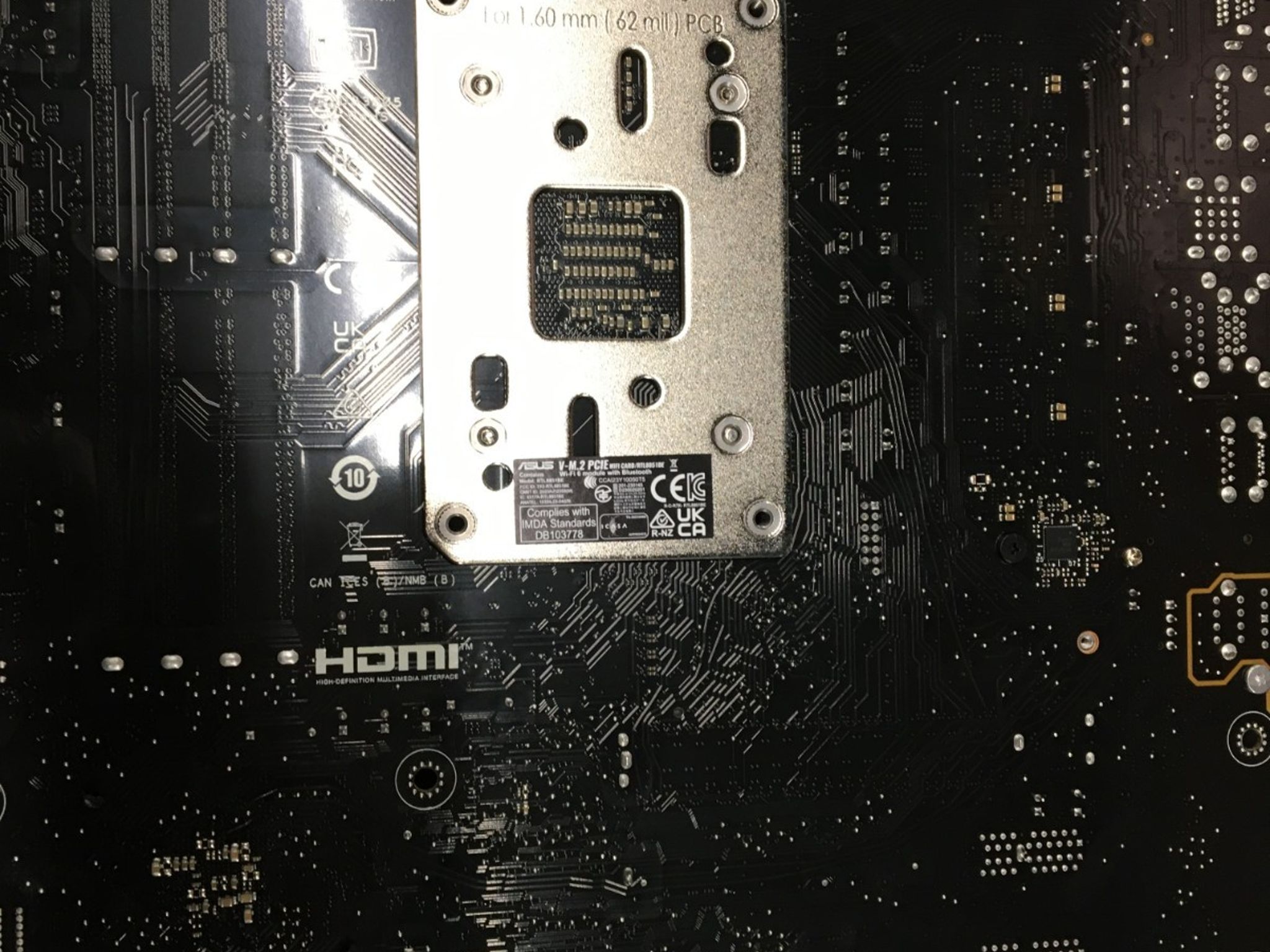 ASUS B850M MAX GAMING WIFI AM5 DDR5 Micro-ATX Motherboard - Open Box Board Only