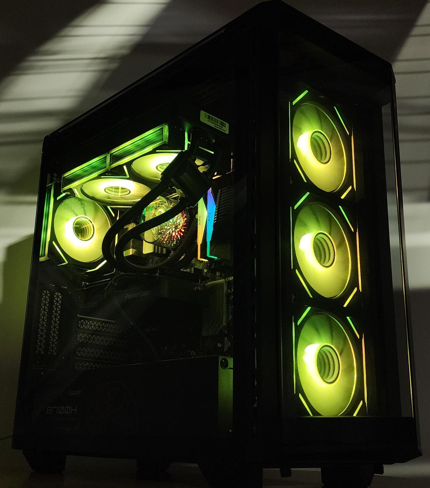 Gaming PC Ryzen 7 5700X 16GB RAM 1TB SSD 9060 XT 16GB Windows 11 Computer