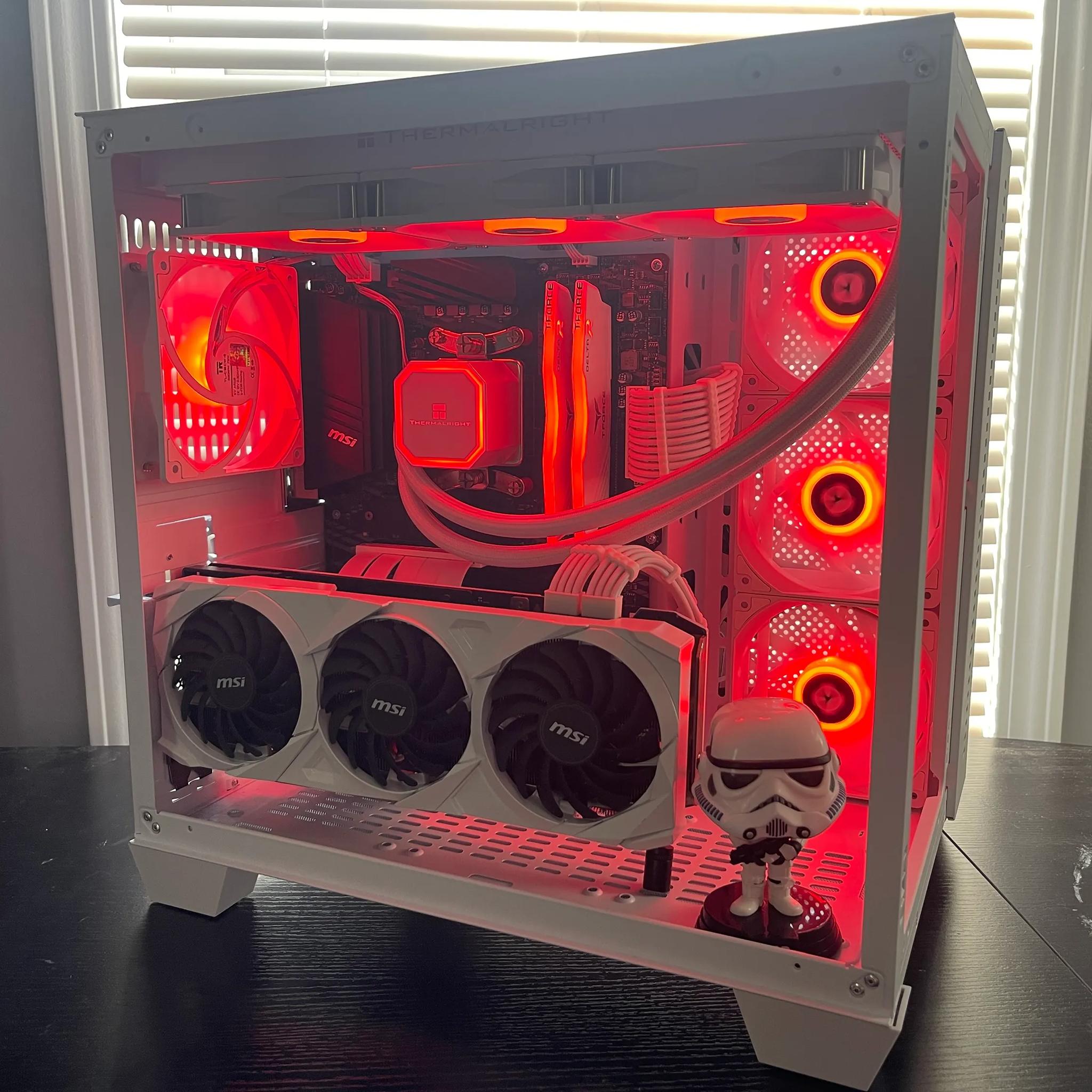 ⚪Stormtrooper⚫🌊Liquid Cooled🌊 RTX 3080 | Ryzen 7 5800X | 1TB NVME | 32GB RAM