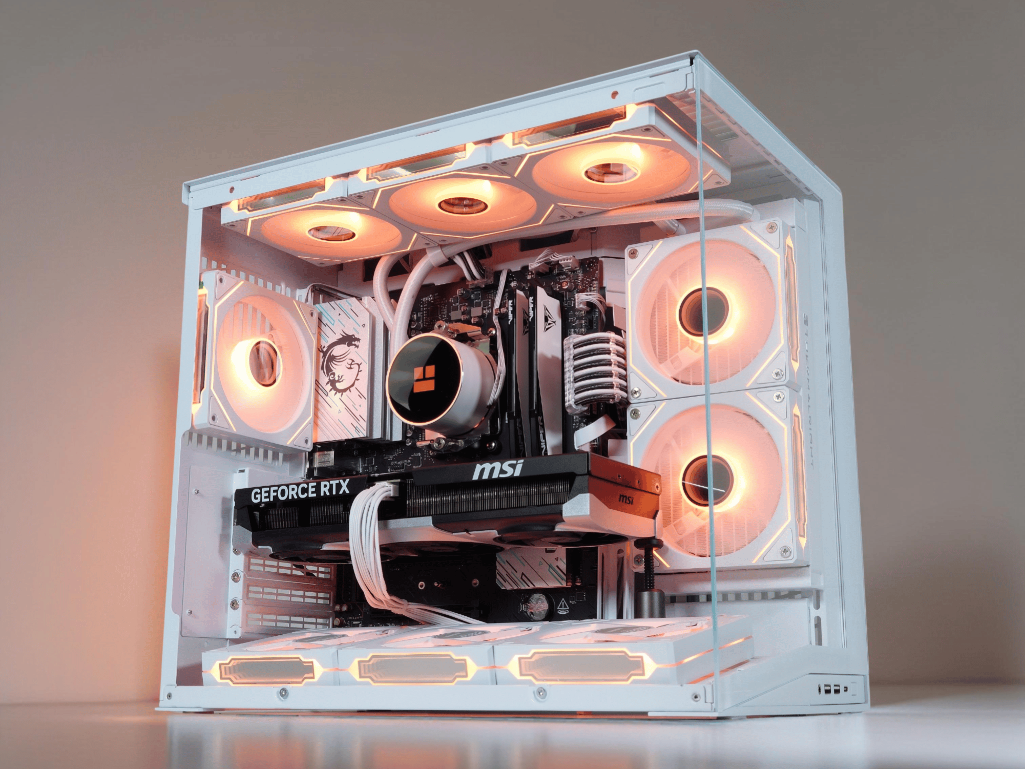 🪐☀️Liquid Cooled Gaming PC⚪ Nvidia RTX 5070 Ti 16GB⚪AMD Ryzen 9 7900X⚪32GB DDR5⚪2TB NVME