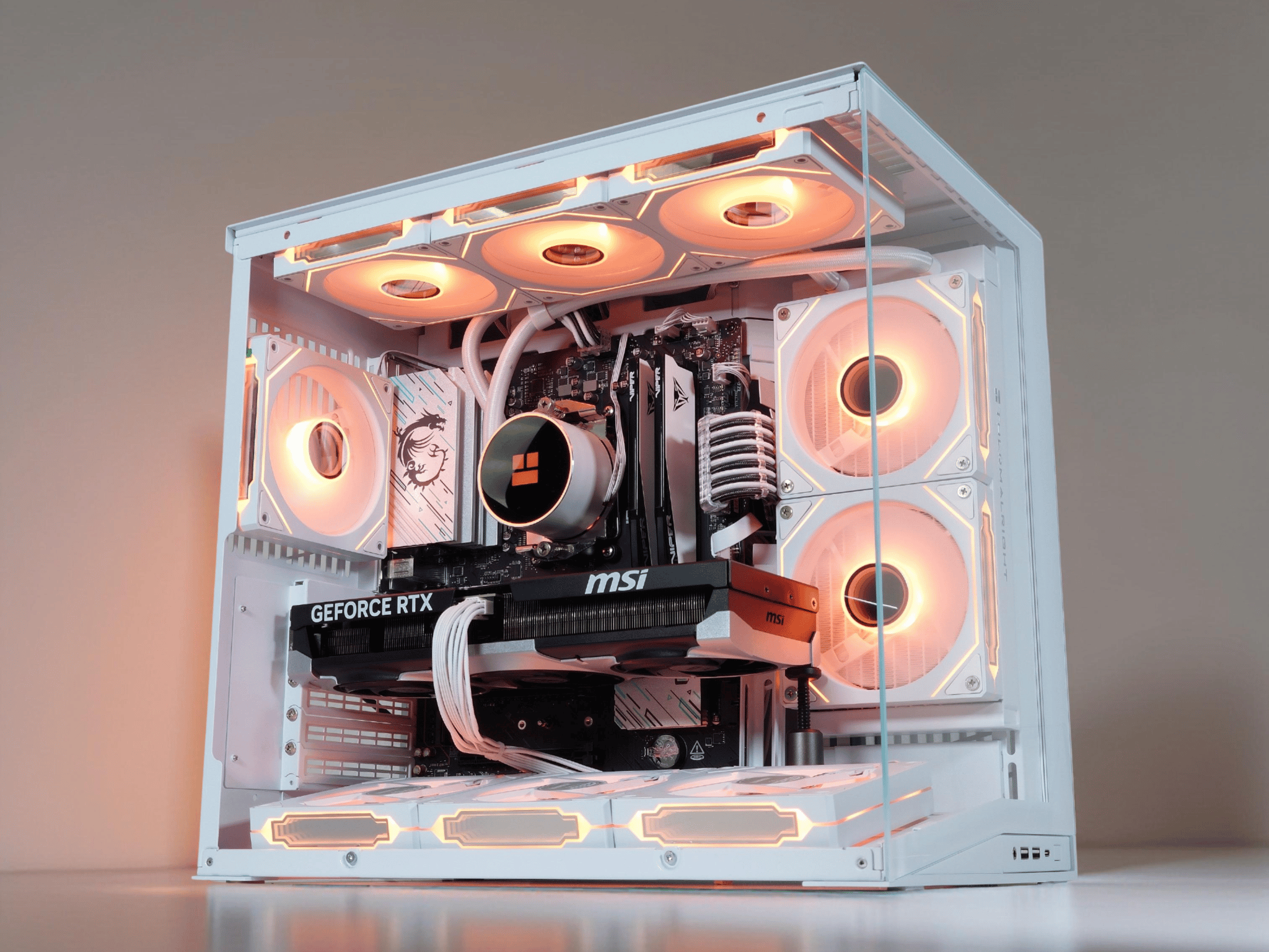 🪐☀️Liquid Cooled Gaming PC⚪ Nvidia RTX 5070 Ti 16GB⚪AMD Ryzen 9 7900X⚪32GB DDR5⚪2TB NVME