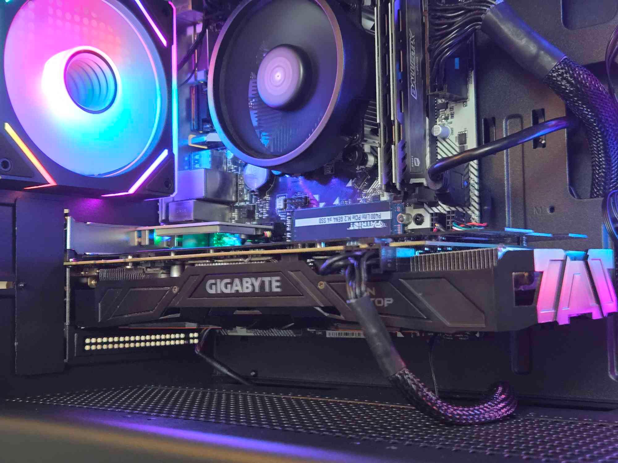 Black Gaming PC | GTX 1070 8GB | R5 2600 | 16GB | 500GB | Wi-Fi + BT | ARGB | 550W 80+ Bronze