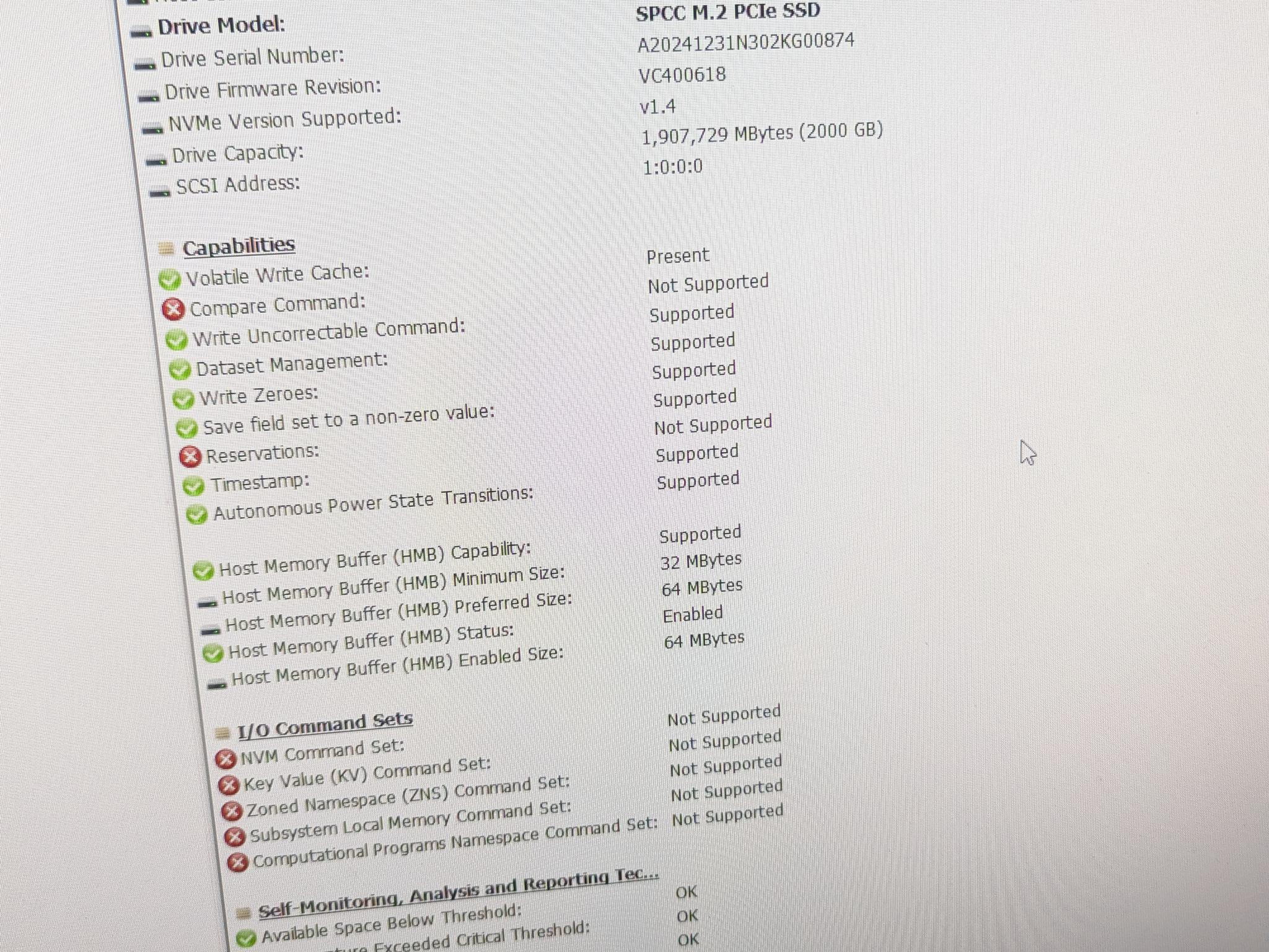 💾  Silicon Power A60 1TB NVMe SSD | PCIe Gen3 | For Parts / Testing Only