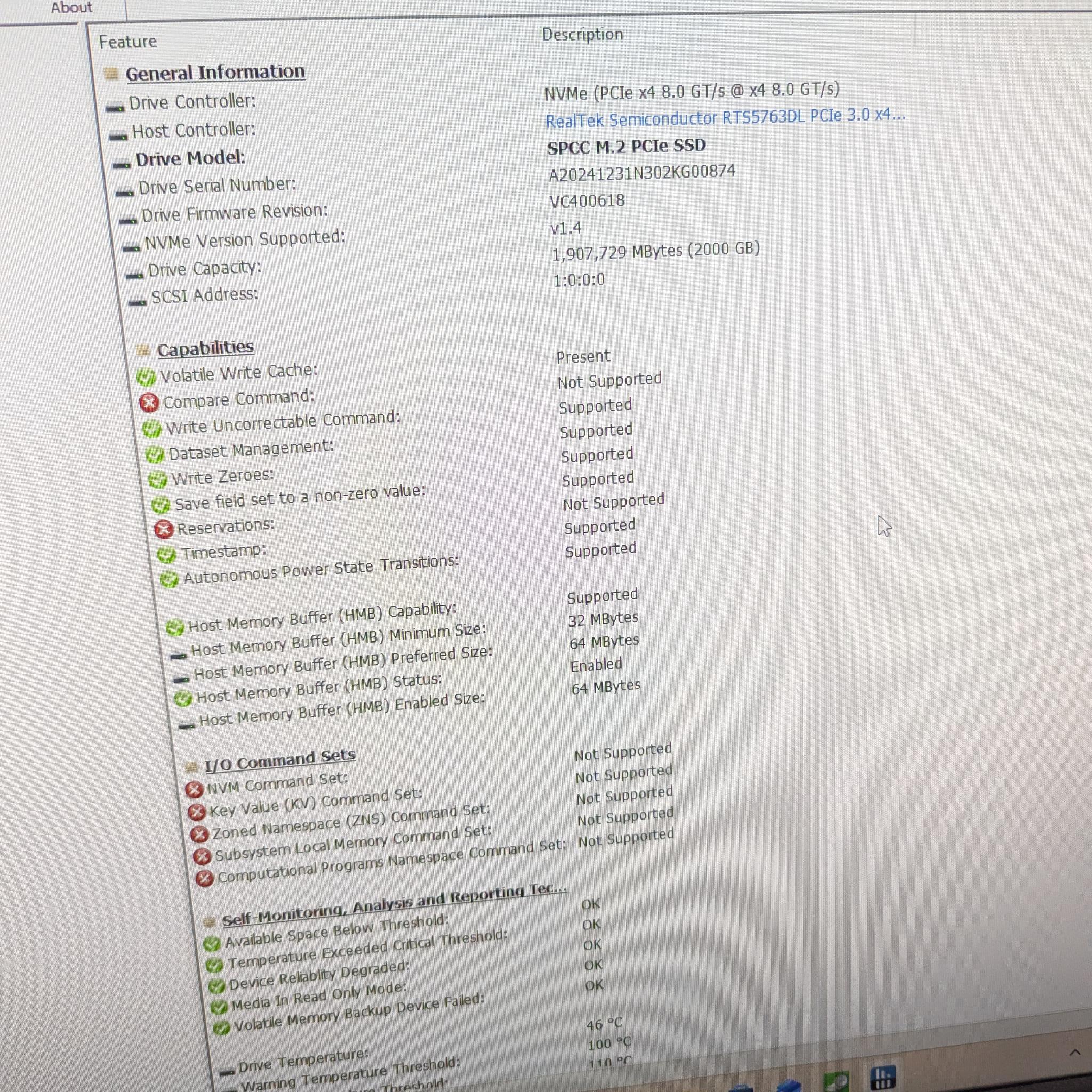 💾  Silicon Power A60 1TB NVMe SSD | PCIe Gen3 | For Parts / Testing Only