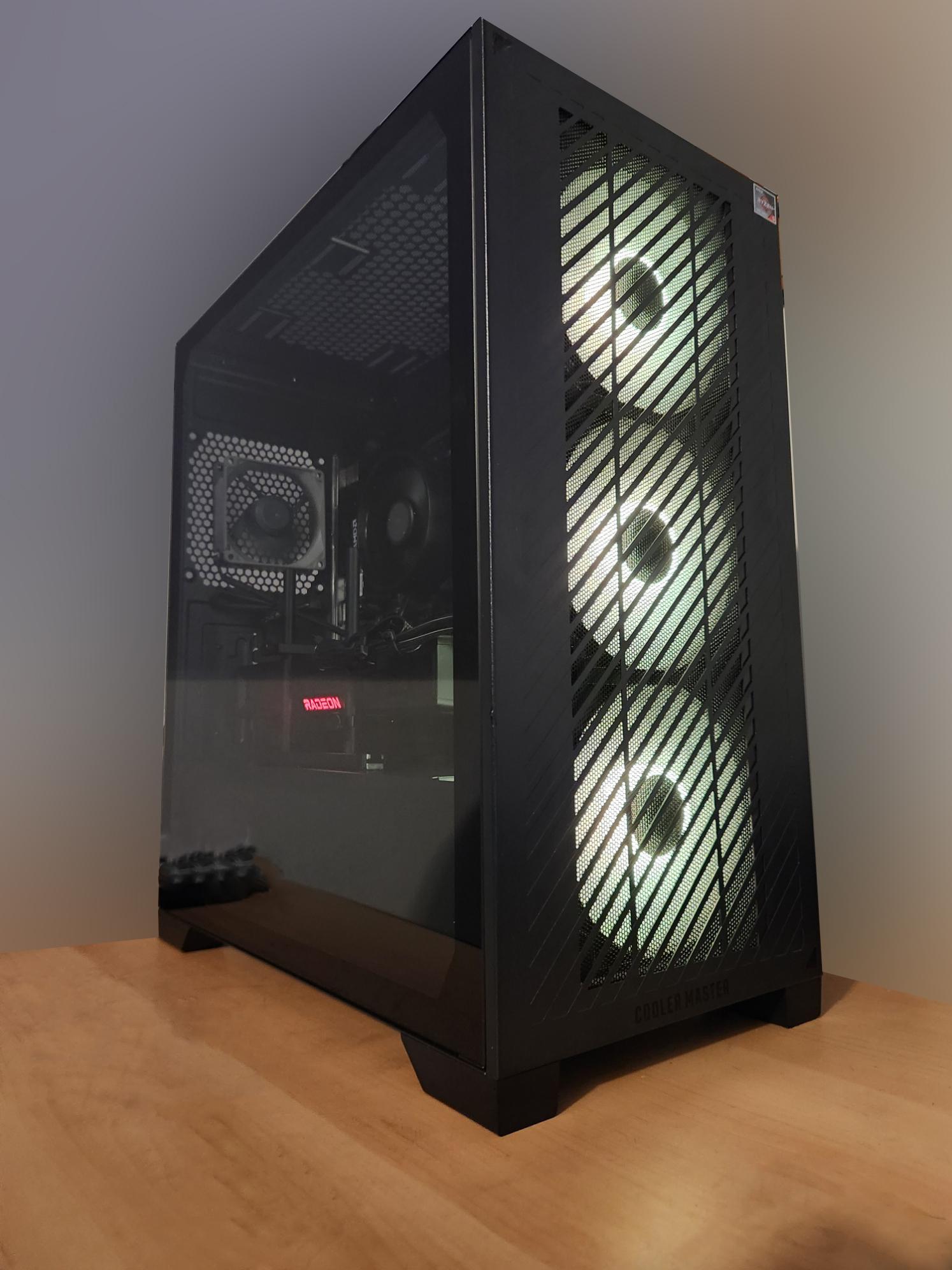 Productivity & Gaming PC - Ryzen 5 5500, 16GB RAM, Rx 6750 XT 12GB - Windows 11 Professional