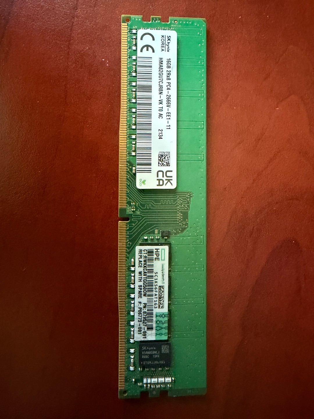 HPE Branded SK Hynix DDR4-2666 8GB | Jawa
