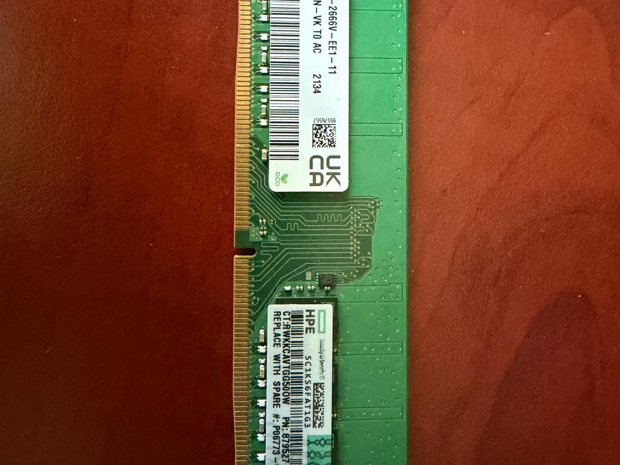 HPE Branded SK Hynix DDR4-2666 8GB