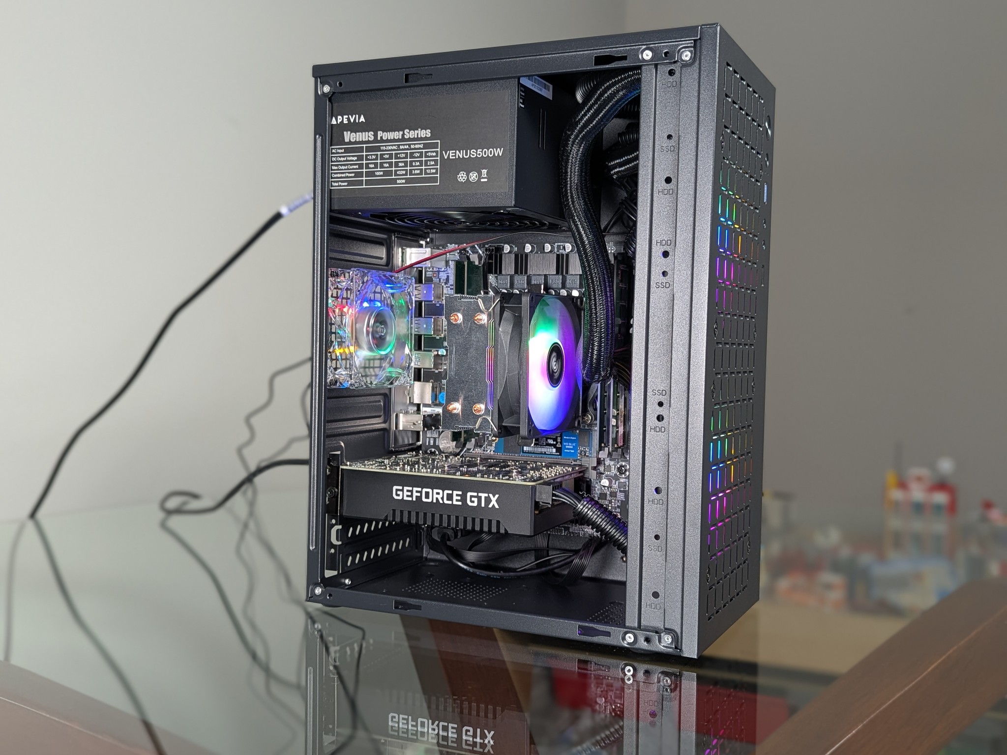 The "Glowbox - I Wanna Try PC Gaming" PC | 14-Core Intel  CPU | Nvidia GTX 1660 Super GPU | 16GB RAM